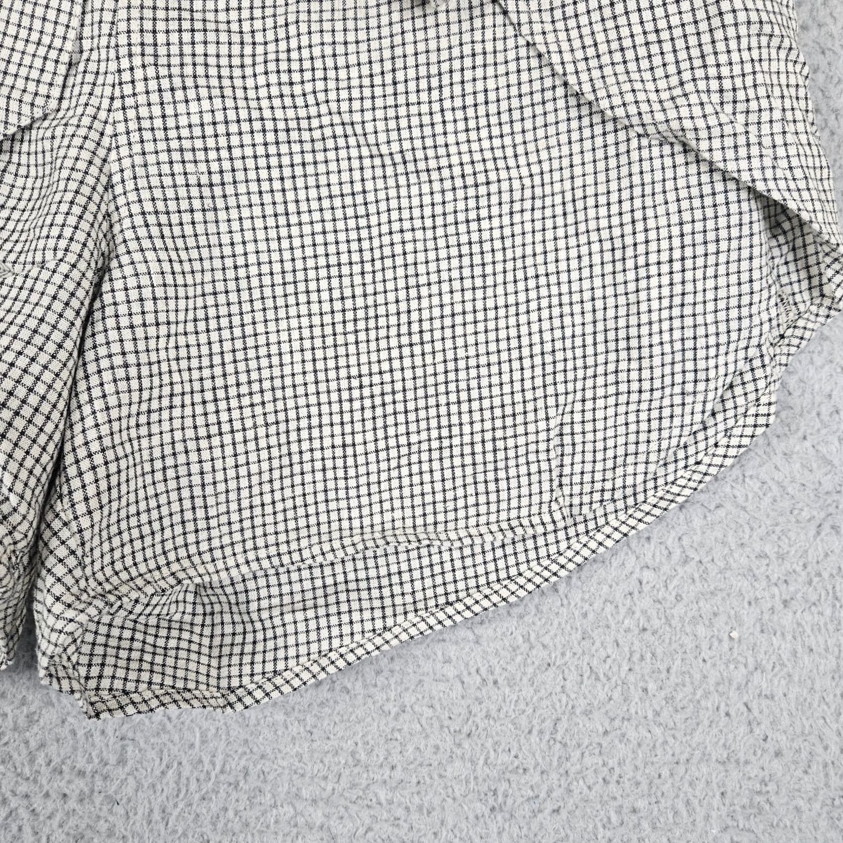 Patagonia Patagonia Womens blue-gray plaid mini tie front short S Size Size 28" / US 6 / IT 42 - 5 Thumbnail
