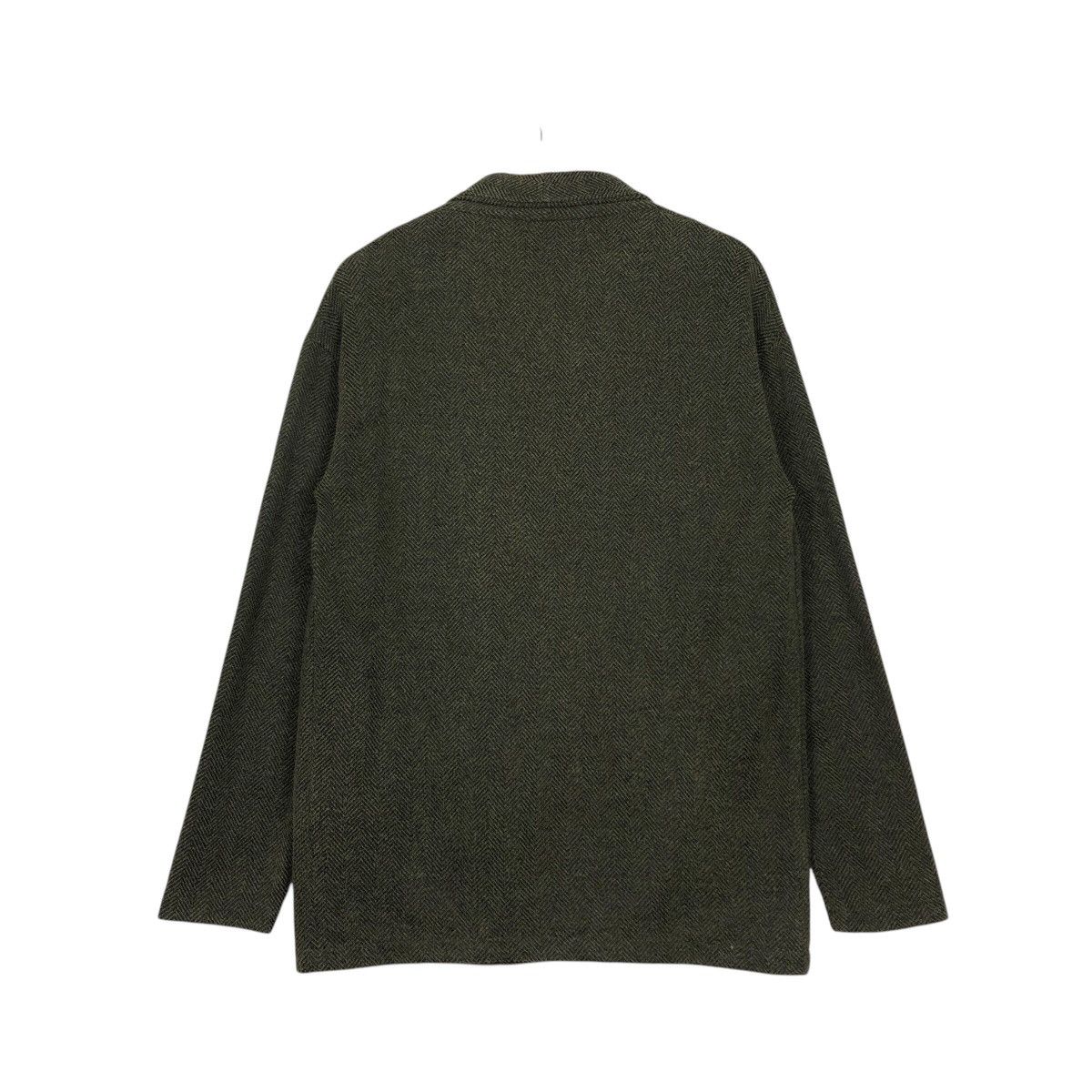 Designer Vintage Buttonless Cardigan Jacket Yerse Herringbone Design Size US M / EU 48-50 / 2 - 7 Thumbnail