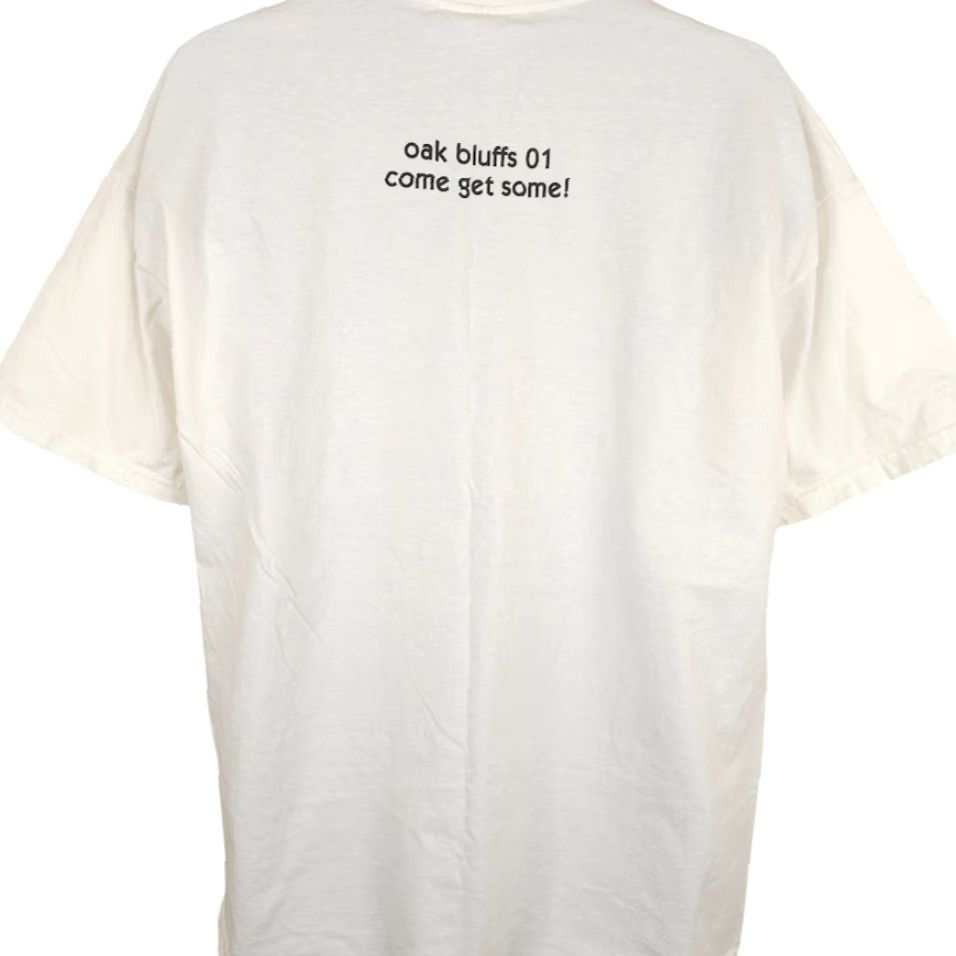 Hanes VINTAGE Hanes Oak Bluffs T Shirt Mens XL White 90s Travel Souvenir Balance Size US XL / EU 56 / 4 - 4 Thumbnail