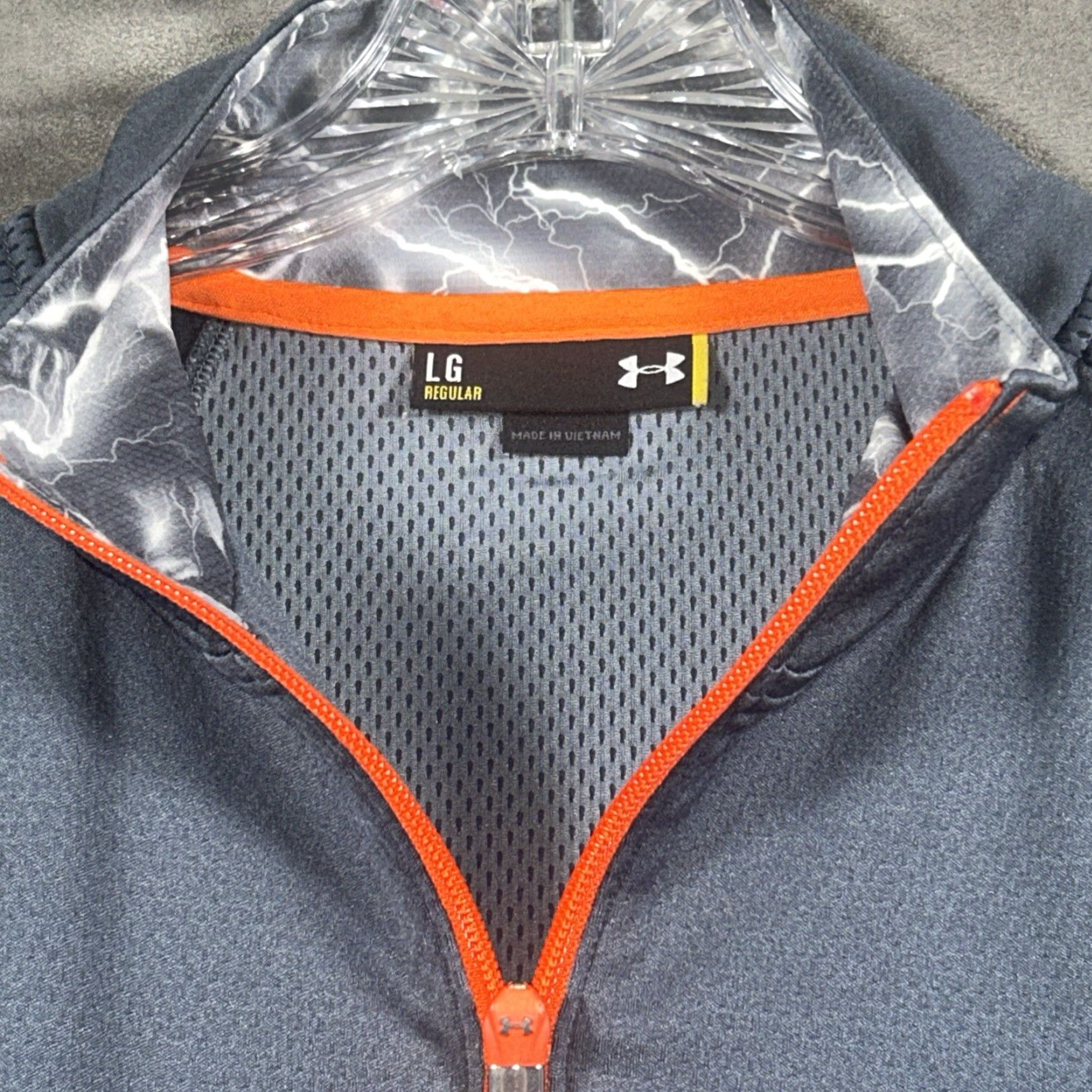 Under Armour Under Armour Jacket Mens L Gray Full Zip Training Activewear Regular Fit Size US L / EU 52-54 / 3 - 3 Thumbnail