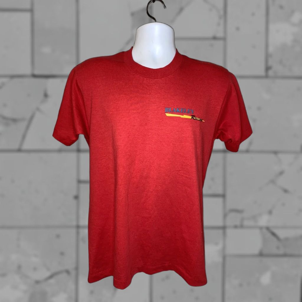 Vintage VINTAGE Screen Stars Best Mens Blakely Racing Made In The USA Sz L Red Men L Shirt Size US L / EU 52-54 / 3 - 1 Thumbnail