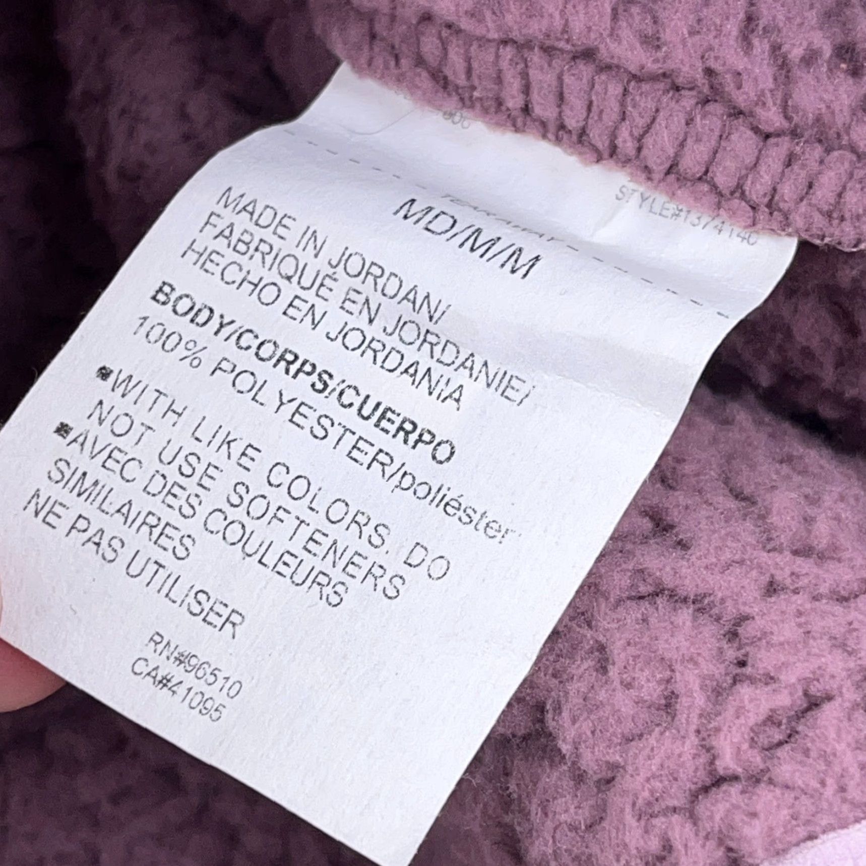 Under Armour Under Armour Sweater Women M Purple Pullover Quarter Zip Deep Pile Sherpa Shirt Size M / US 6-8 / IT 42-44 - 4 Thumbnail