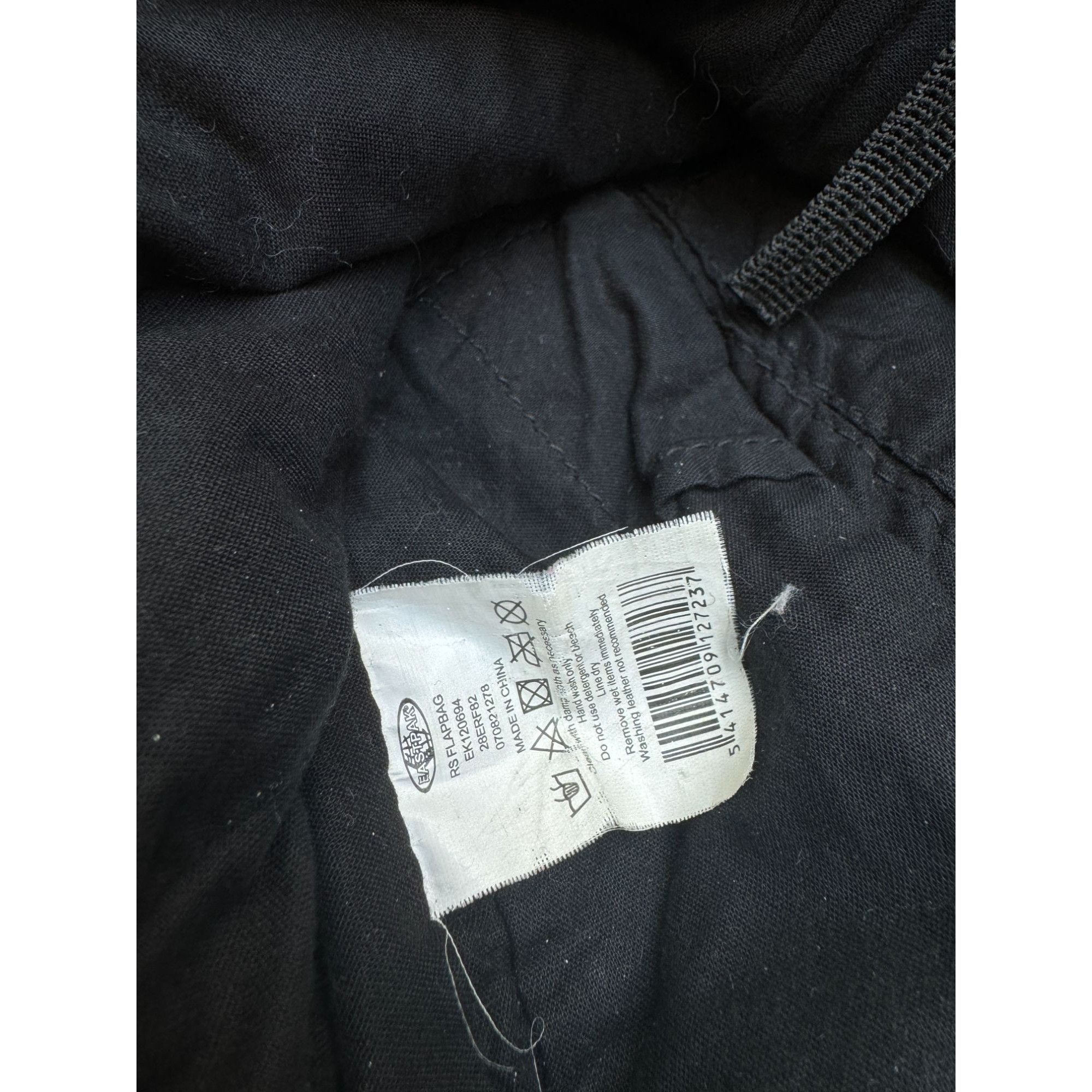Eastpak × Raf Simons 2008 Black Nylon Flap Bag Size ONE SIZE - 7 Thumbnail