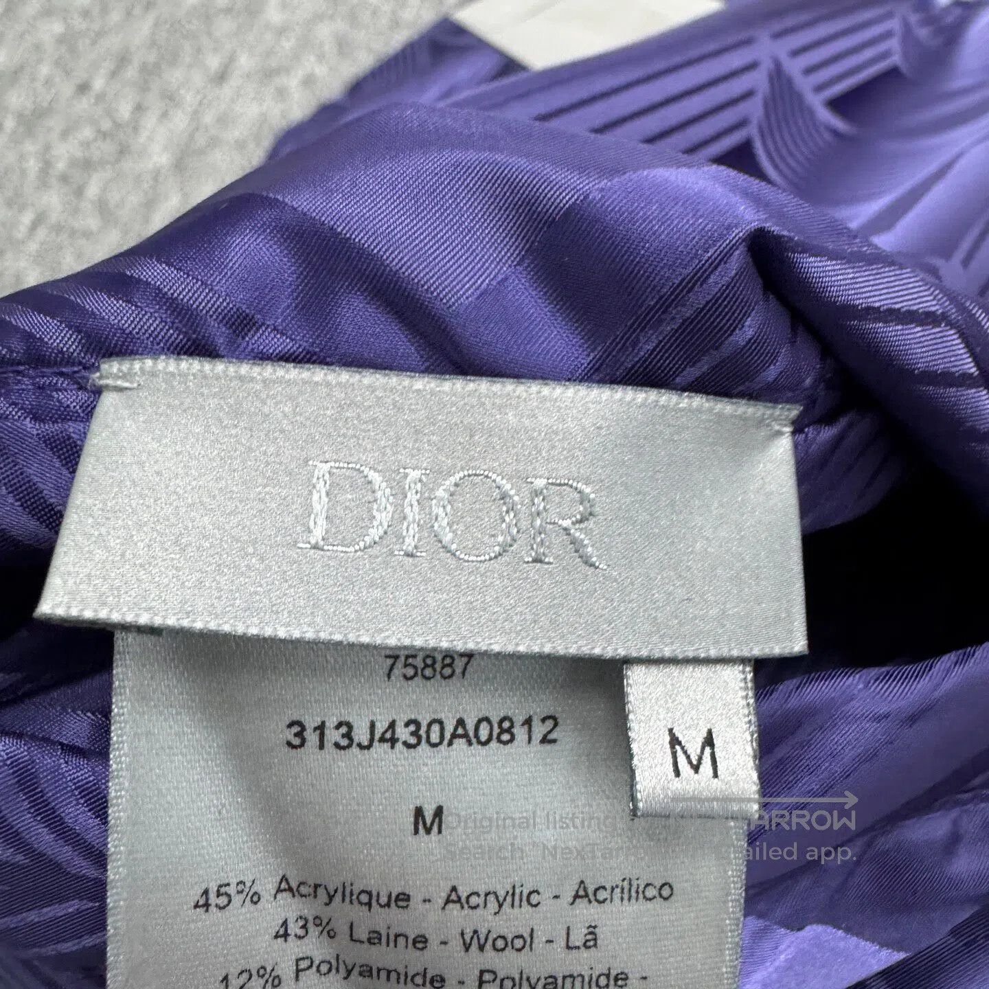 Dior Dior CD with full printing on both sides; features a vest- Size US M / EU 48-50 / 2 - 5 Thumbnail