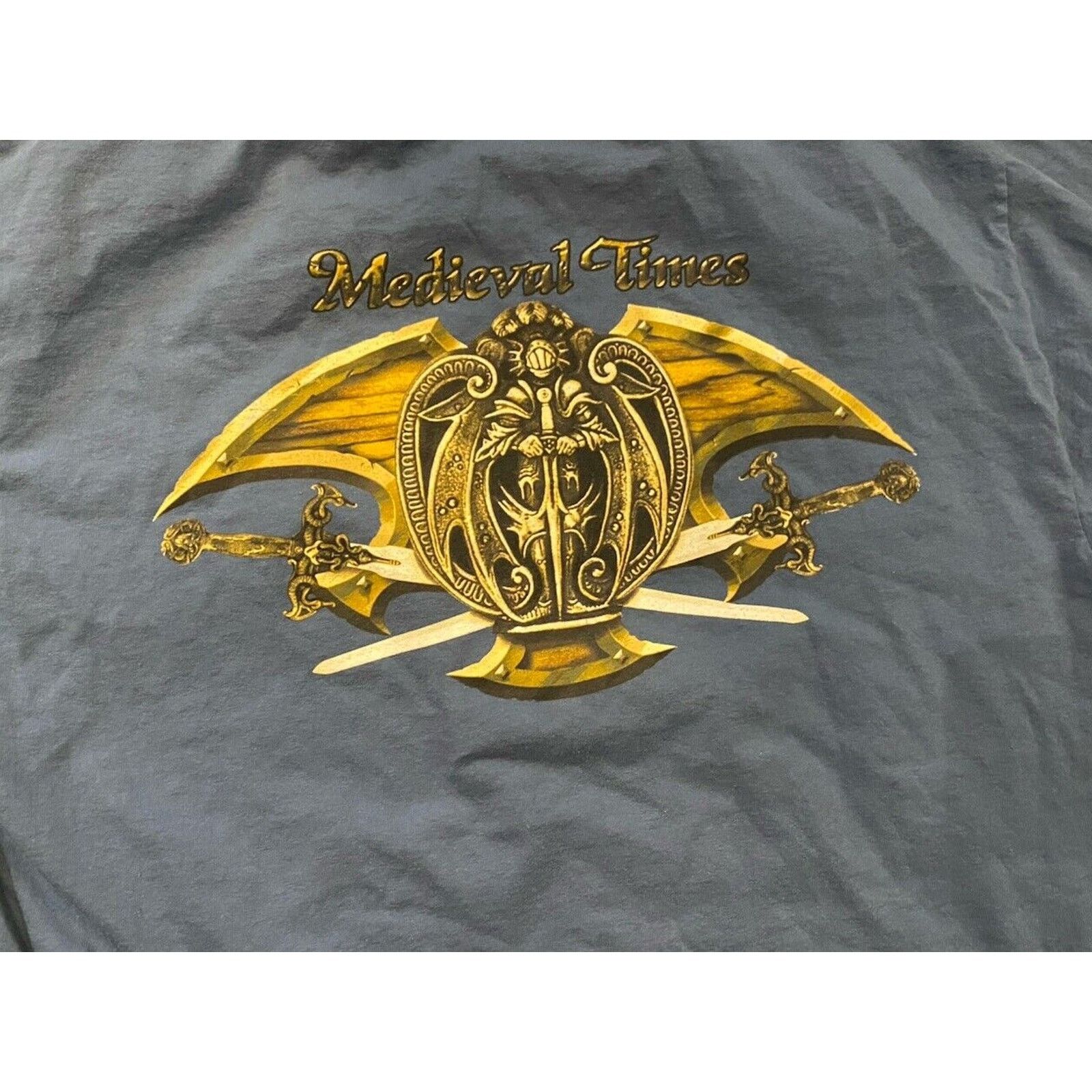 Other Vintage Medieval Times USA T Shirt Mens XL Blue Size US XL / EU 56 / 4 - 4 Thumbnail