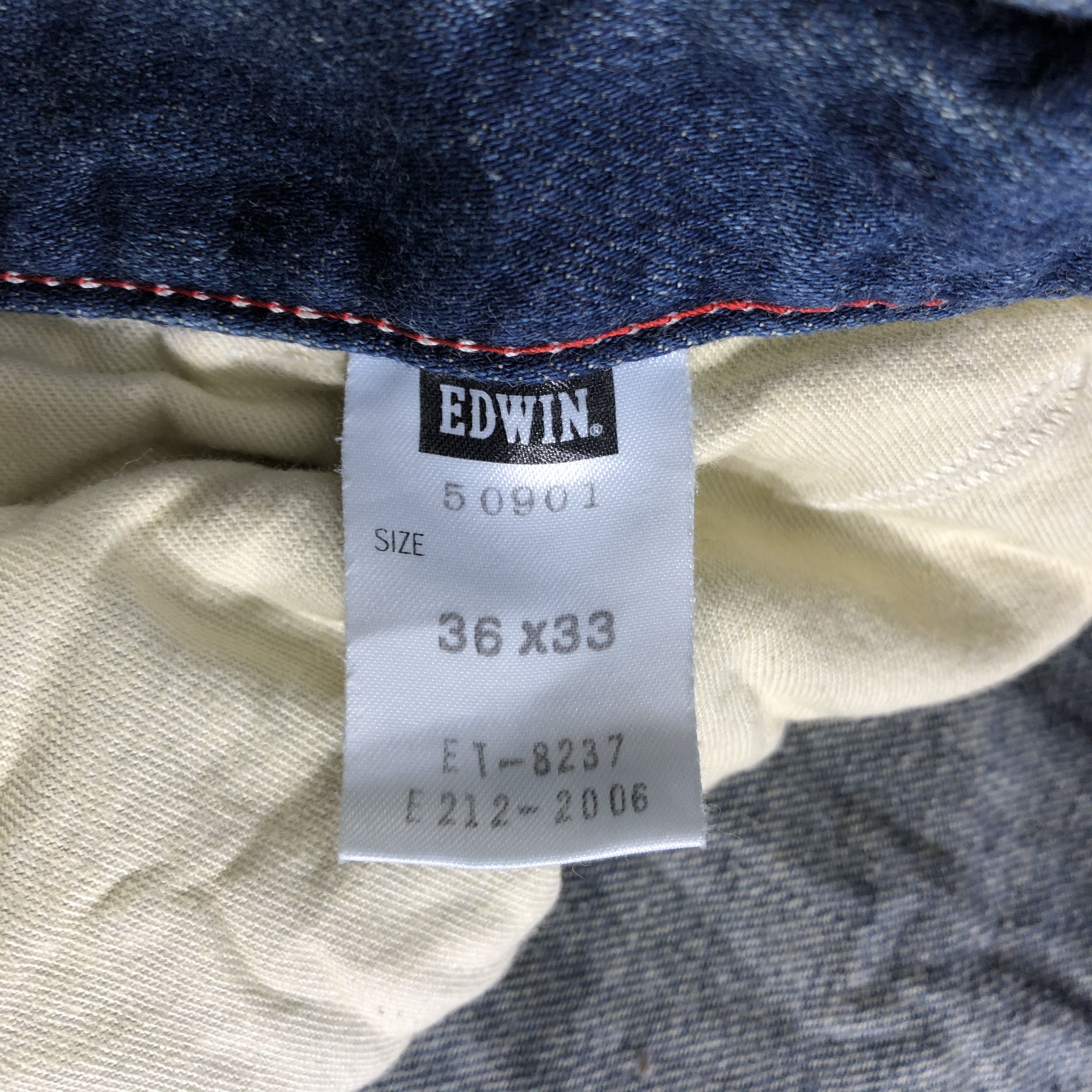 Edwin Vintage Edwin Carpenter Jeans Faded Blue Denim KJ3012 Size US 36 / EU 52 - 10 Thumbnail