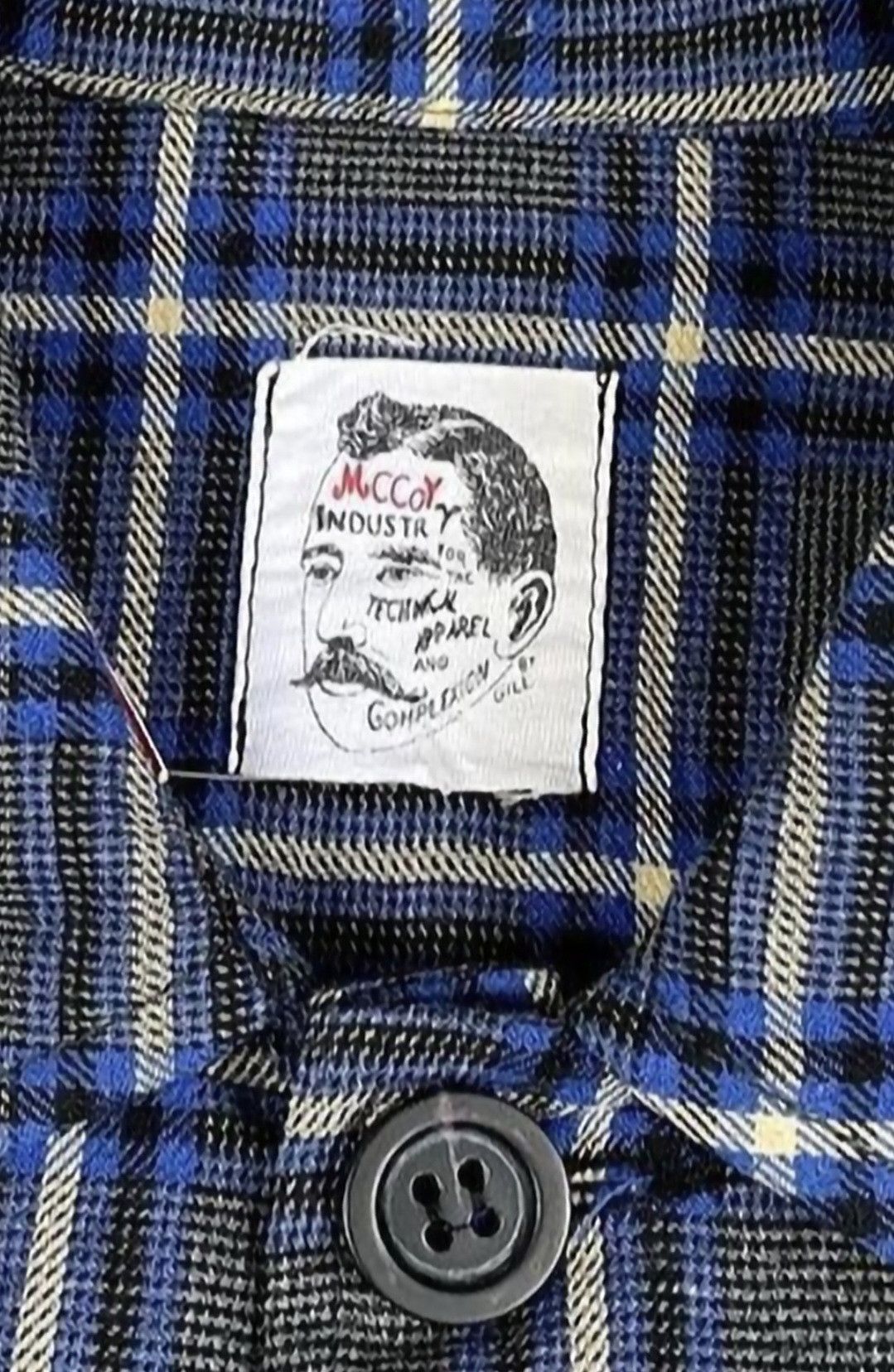 Vintage Vintage The real Mccoy Industry plaid shirt outer Size US XL / EU 56 / 4 - 3 Thumbnail