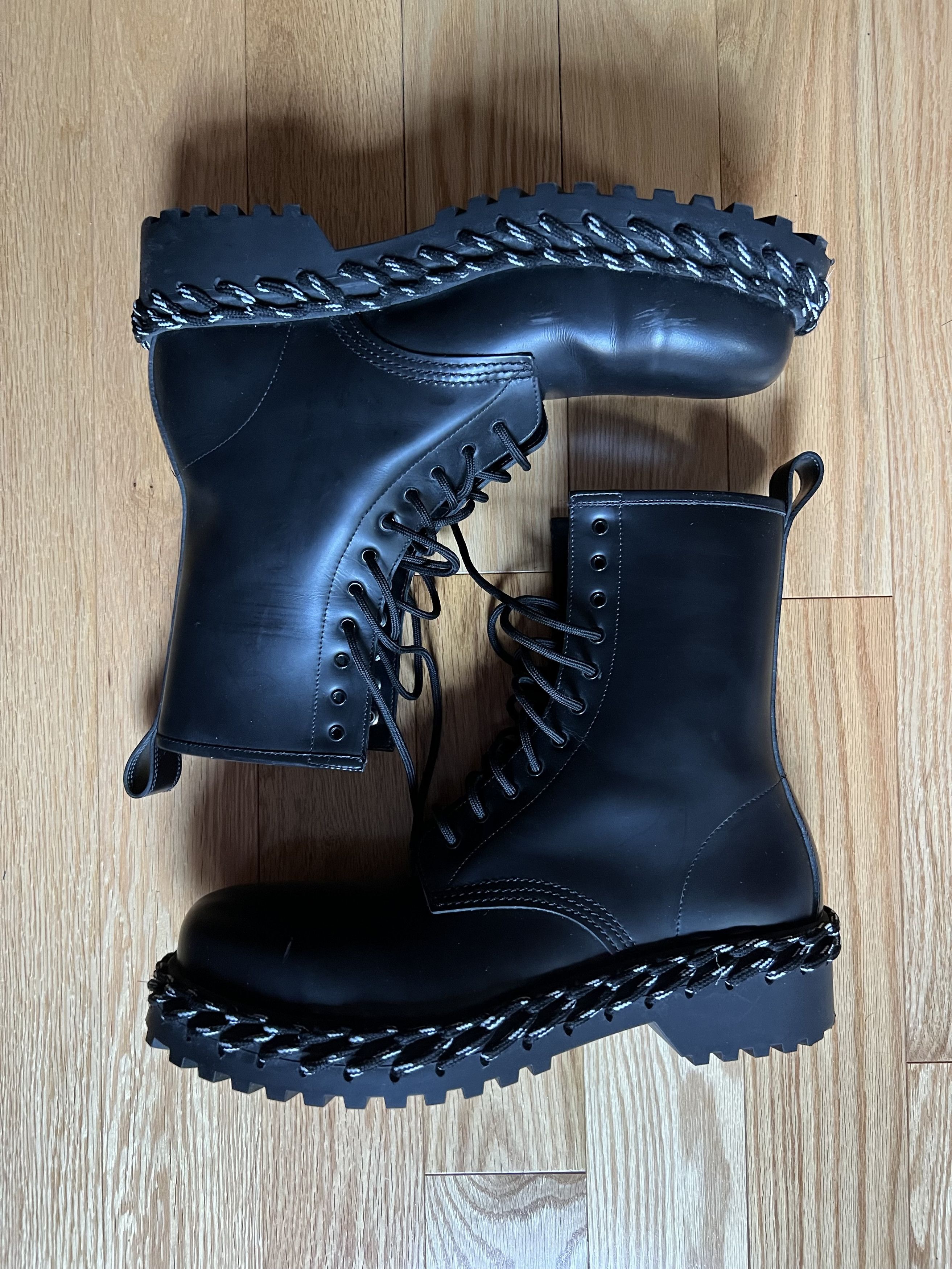 Balenciaga Balenciaga Black/Black Rope Boots Sz 42 Size US 9 / EU 42 - 2 Thumbnail