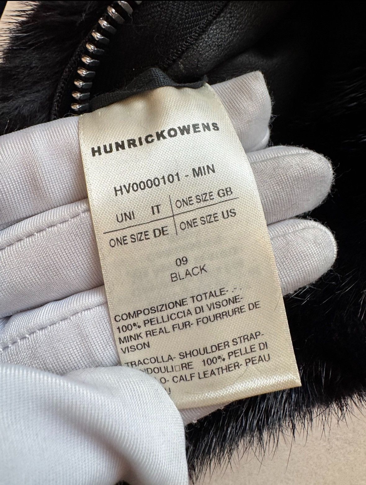 Rick Owens Rick Owens FW19 mink fur rabbit bag bag 2412-Nextarrow Size ONE SIZE - 6 Thumbnail
