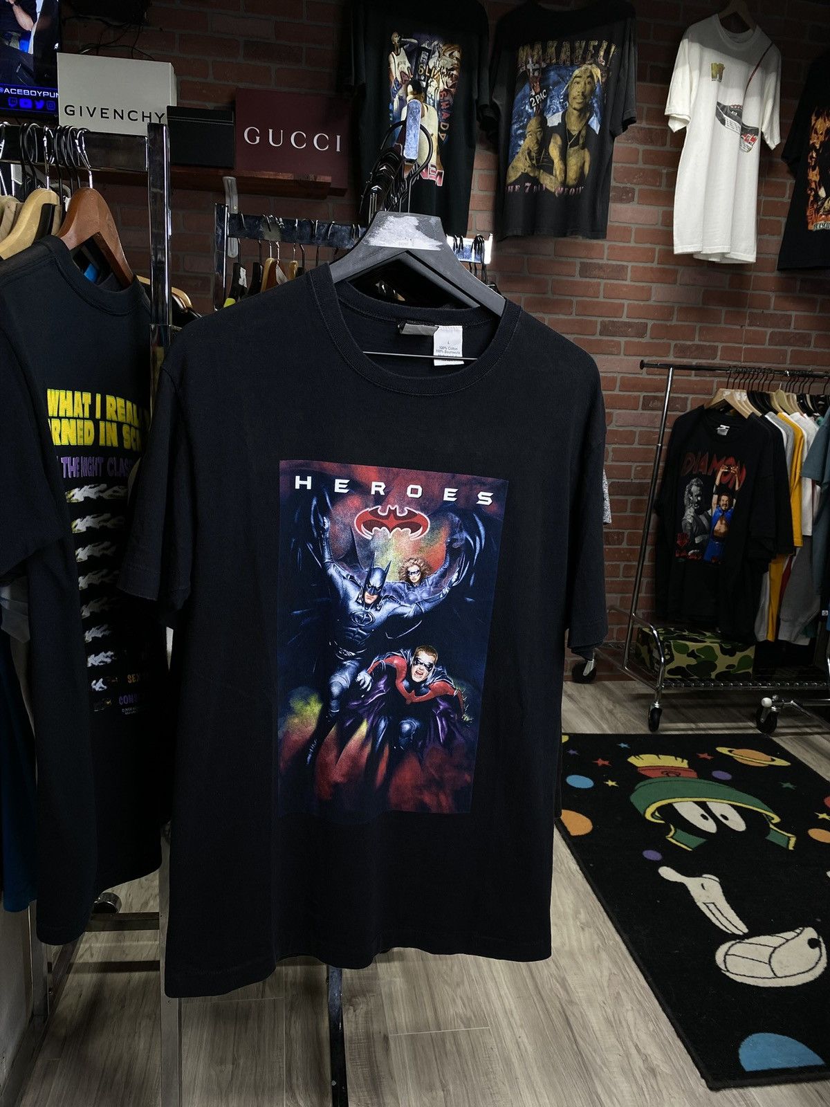 Vintage Vintage 1997 Batman and Robin Movie T-Shirt Rare Adult Large Size US L / EU 52-54 / 3 - 2 Thumbnail