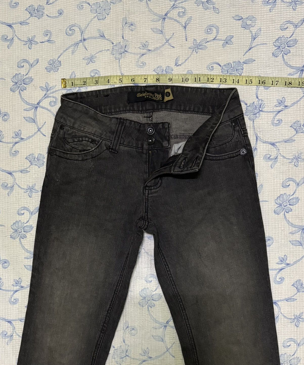 Vintage Celebrity Pink Jeans Streetwear Flared Denim Size US 28 / EU 44 - 4 Thumbnail