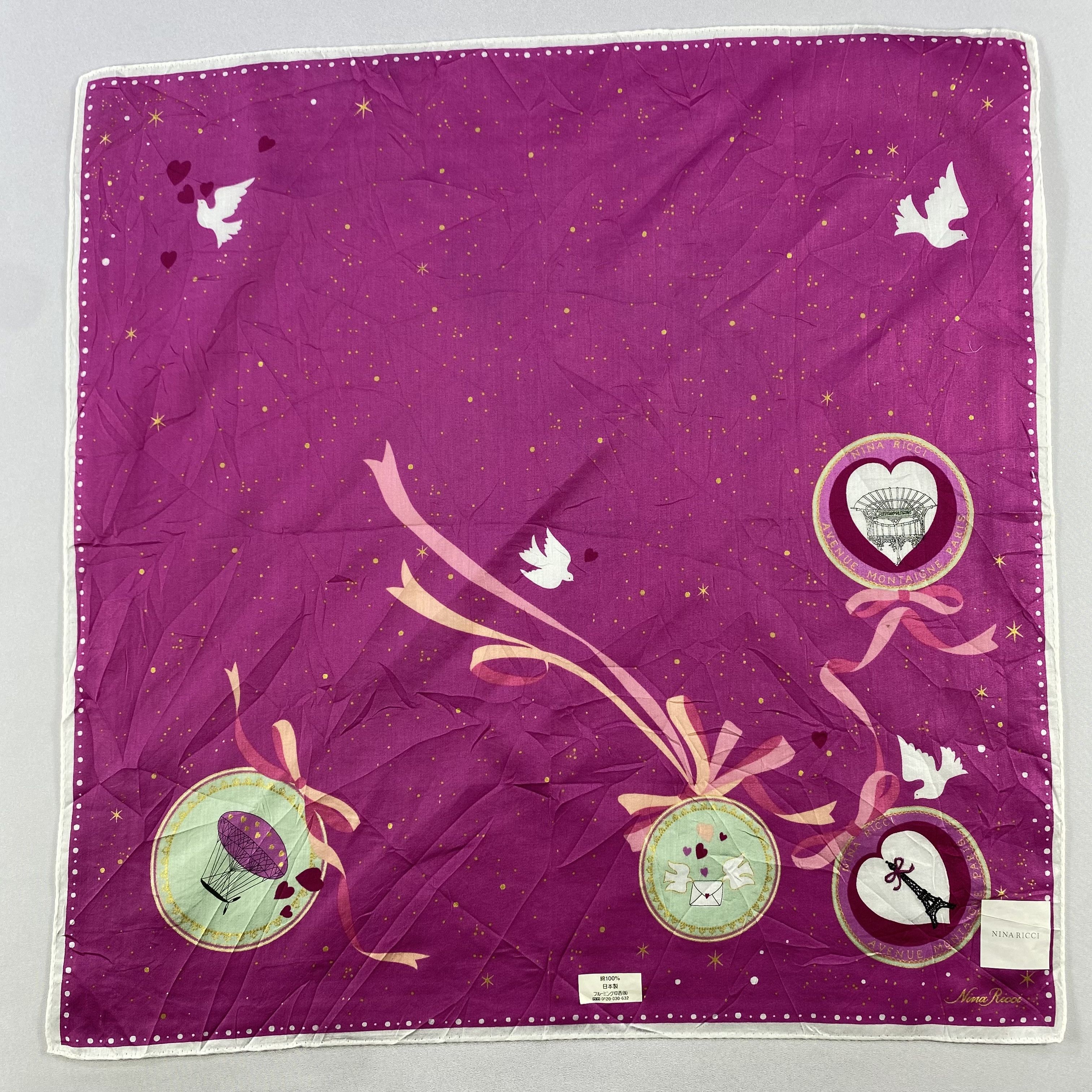 Vintage Nina Ricci Bandana/ Handkerchief / Neckerchief Size ONE SIZE - 3 Thumbnail