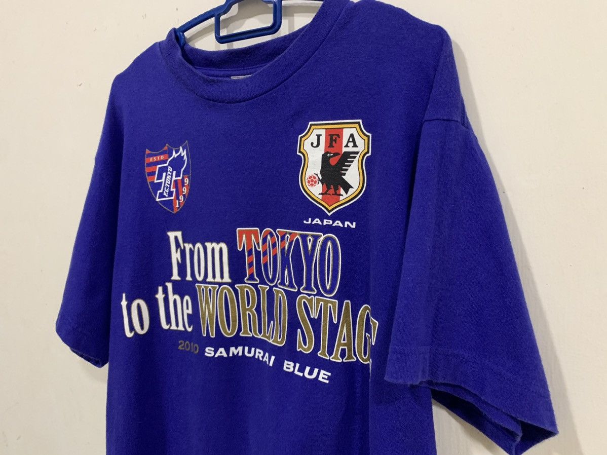 Japanese Brand Y2K Samurai Blue FC Tokyo 2010 Tee Size US M / EU 48-50 / 2 - 4 Thumbnail