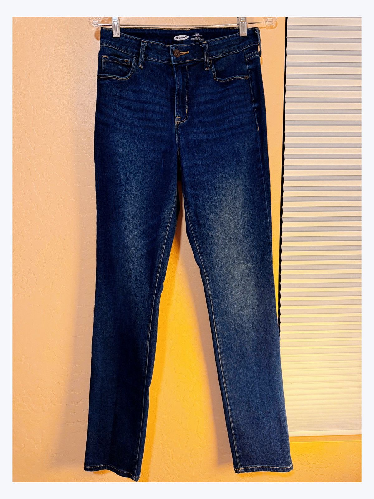 Old Navy Old Navy Power Slim Straight High Rise Jeans – Secret-Slim Size 30" / US 8 / IT 44 - 1 Thumbnail