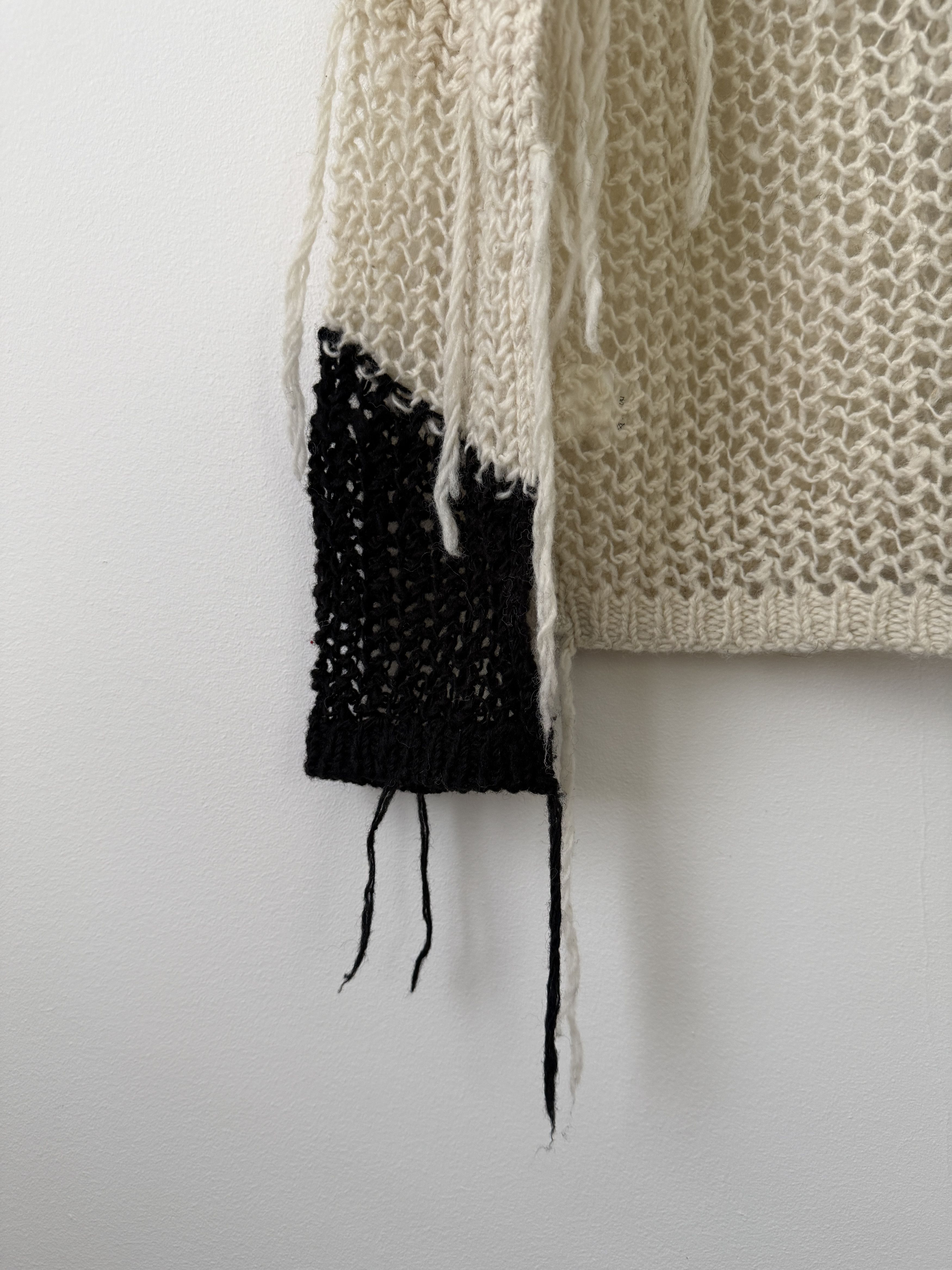 Blackmeans Ono Yukinori Distressed Knitted Sweater Size US M / EU 48-50 / 2 - 14 Thumbnail