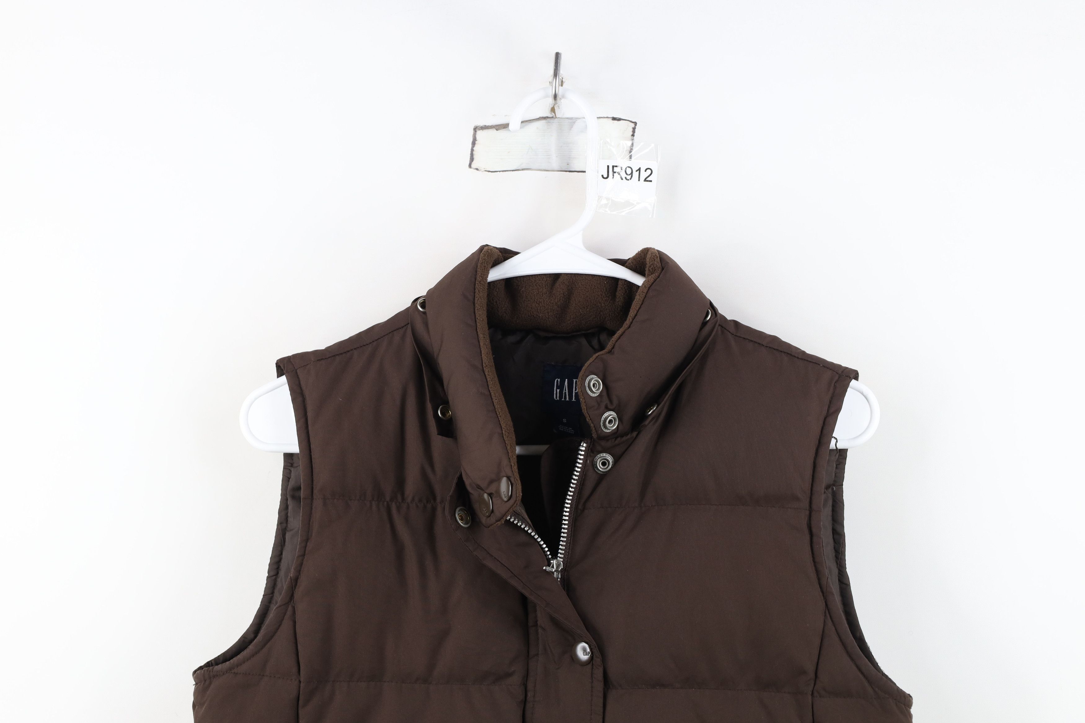 Gap Vintage 90s Y2K Gap Duck Down Puffer Vest Jacket Brown Size S / US 4 / IT 40 - 2 Thumbnail