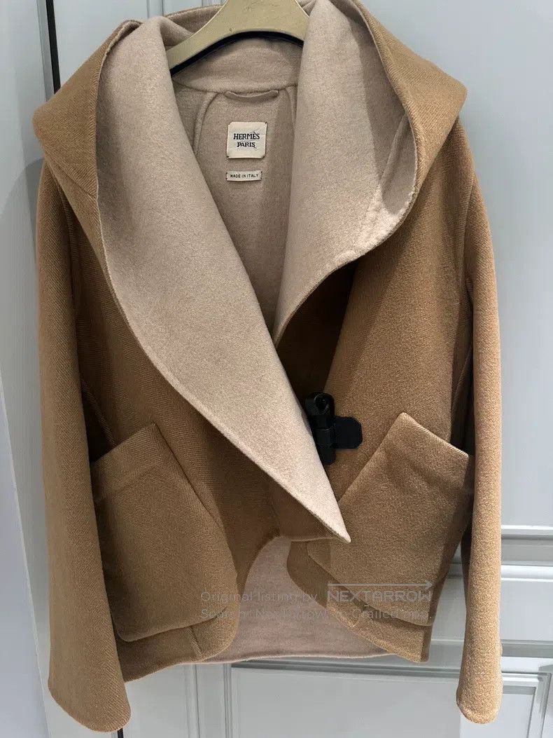 Hermes Hermes Cashmere Overcoat Size XXS / US 00 / IT 34 - 1 Thumbnail