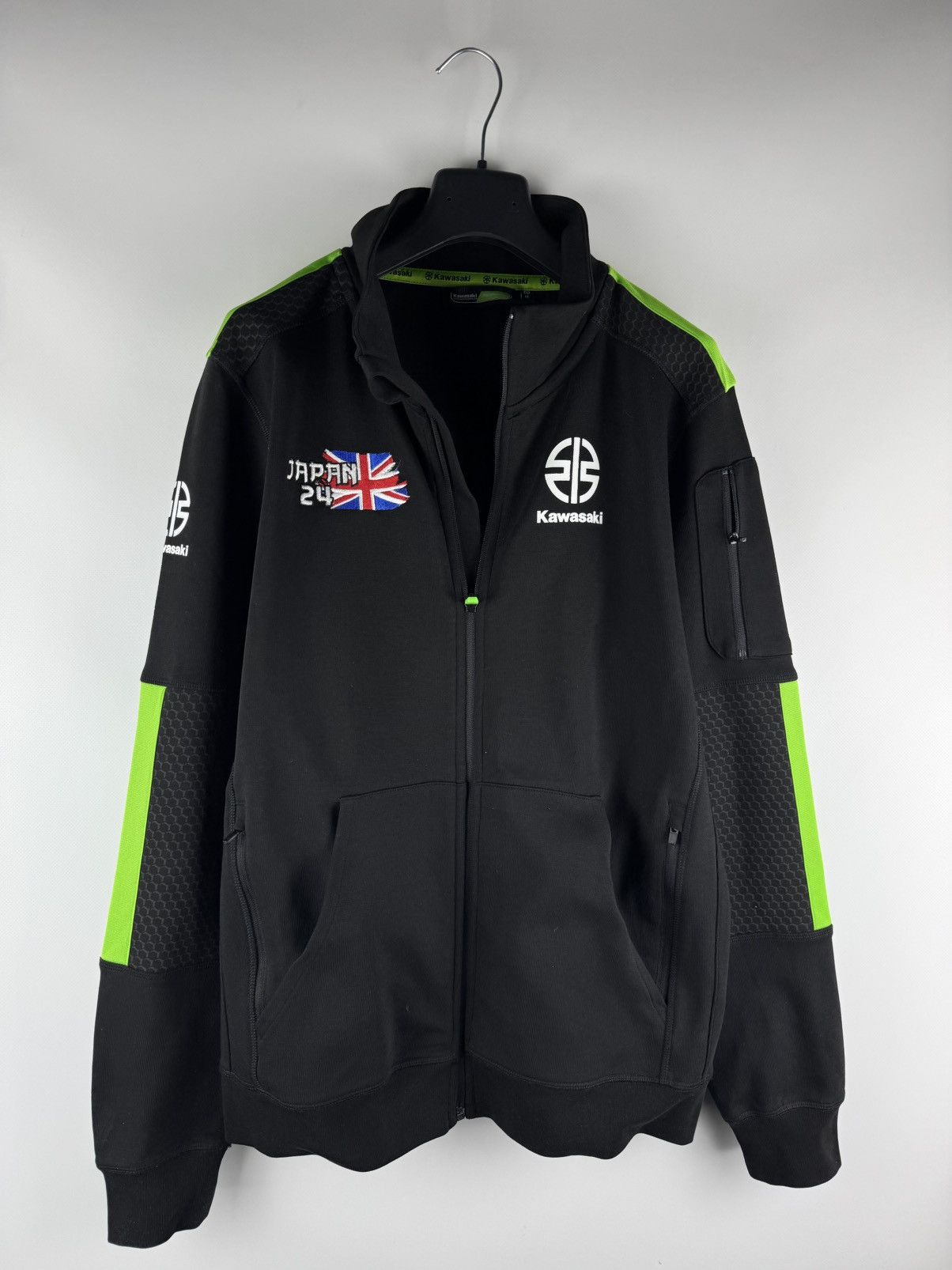 Japanese Brand NLA Team Green Kawasaki Japan 24🇯🇵 Full Zip Track Top Jacket Size US M / EU 48-50 / 2 - 1 Thumbnail