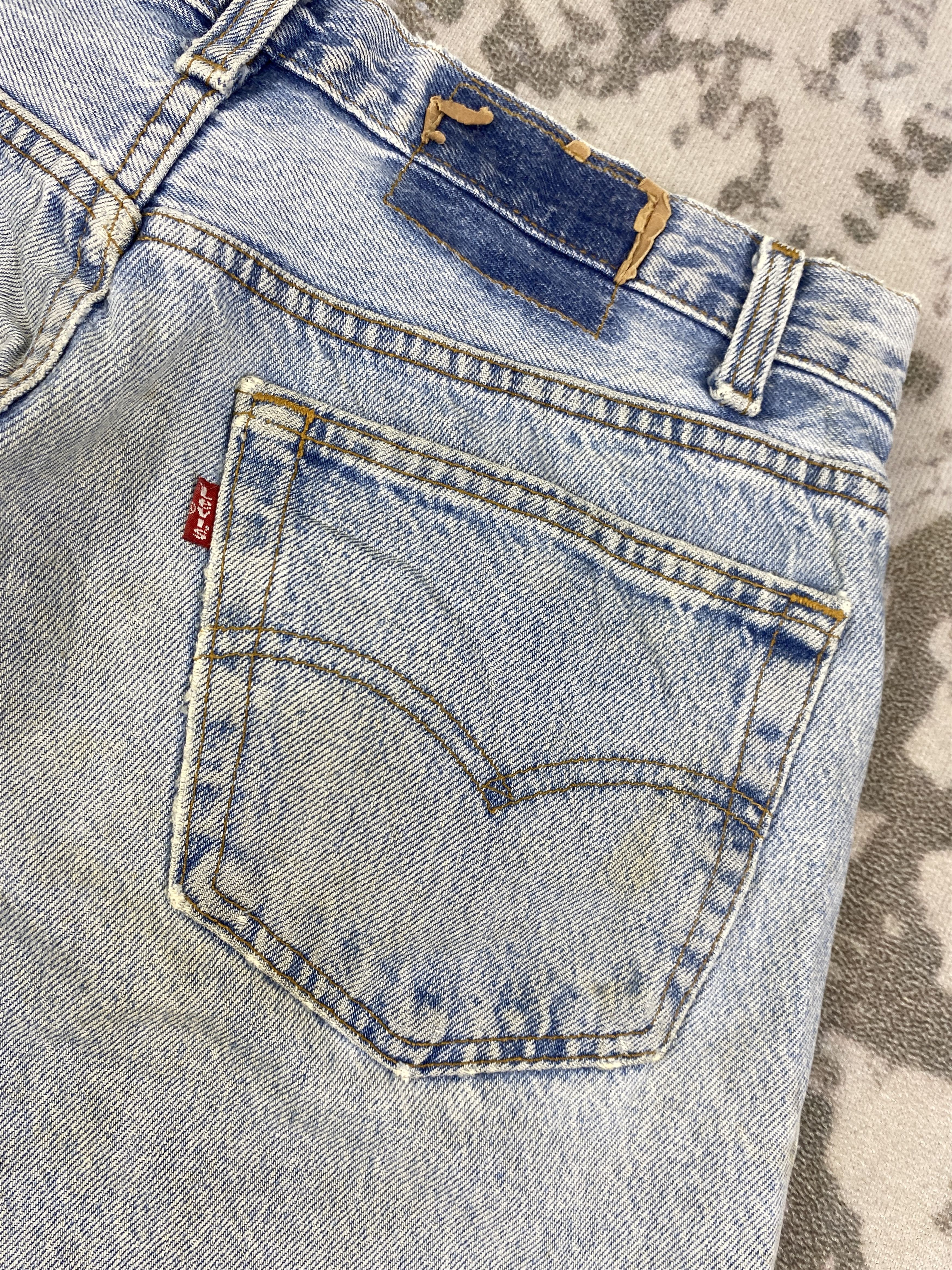 Levi's Light Blue Vintage Levis 501 Jeans 32x14.5 - JN3033 Size US 32 / EU 48 - 3 Thumbnail