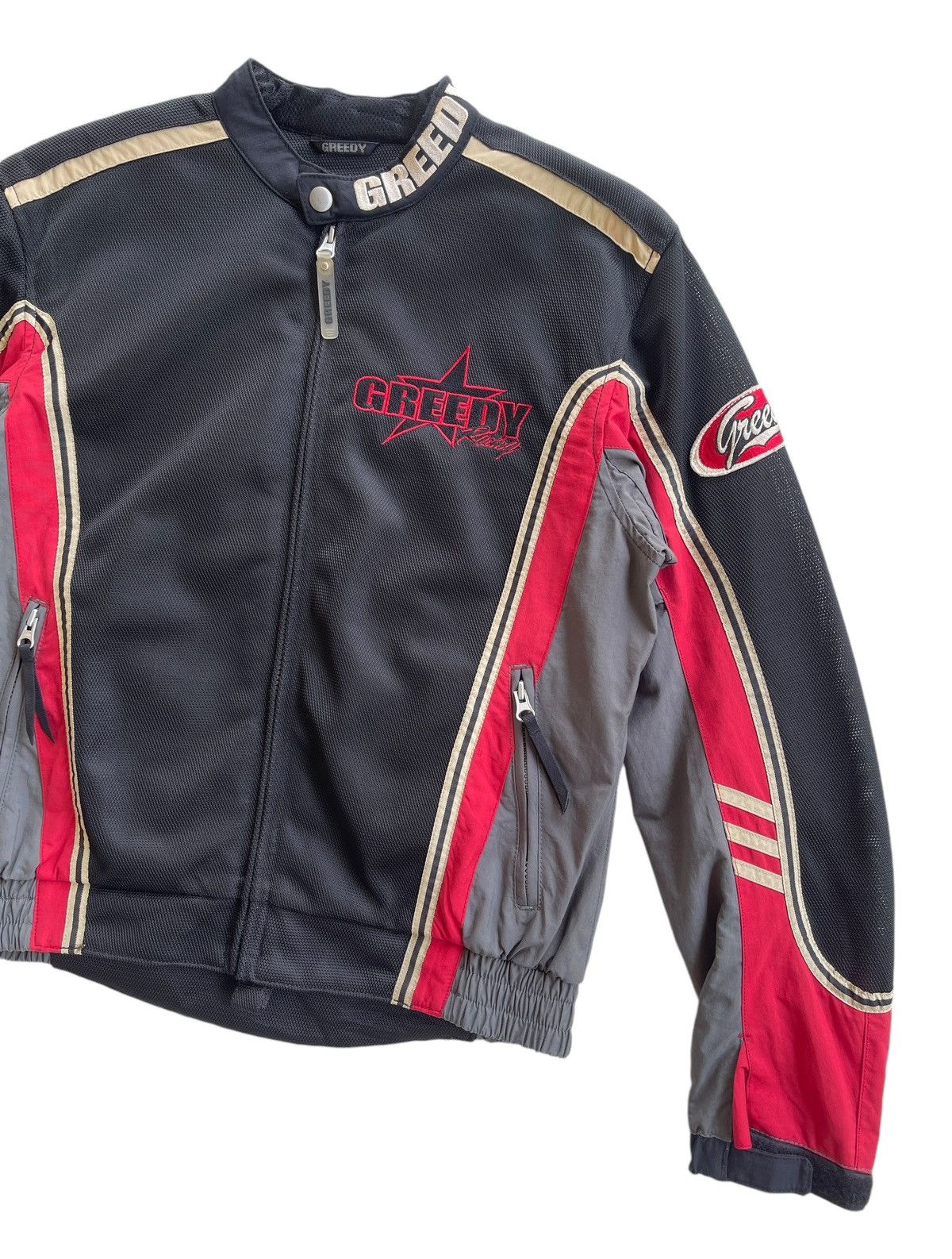 Vintage Vintage Greedy Racing Bikers Jacket Size US M / EU 48-50 / 2 - 8 Thumbnail