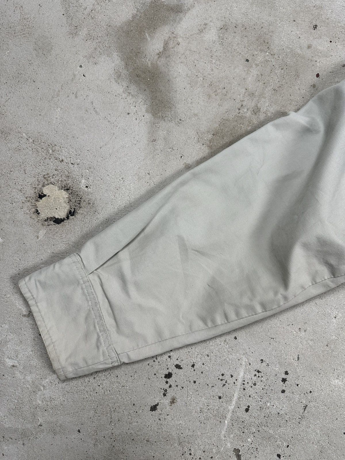 Japanese Brand × Vintage Vintage Y2K Work Style Utility Beige Bomber Jacket Size US L / EU 52-54 / 3 - 10 Thumbnail