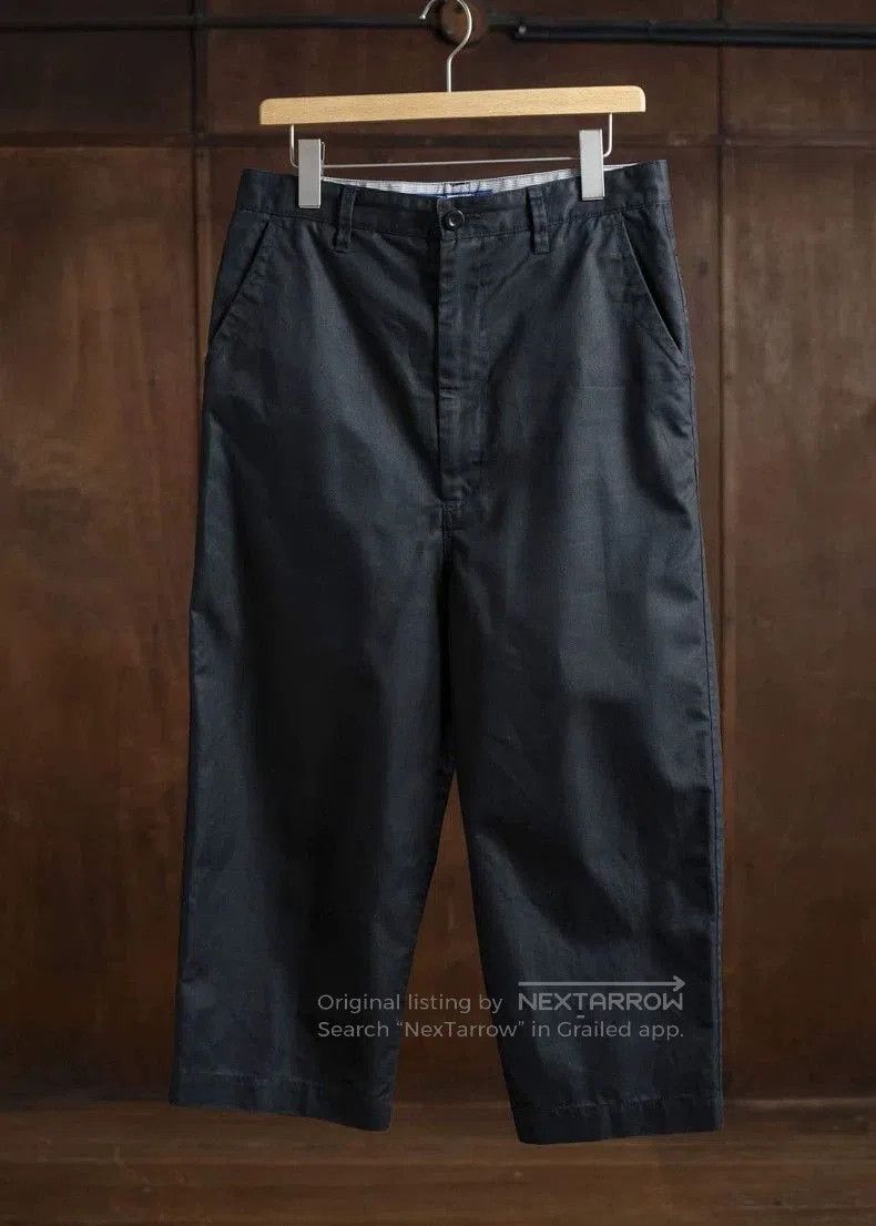Junya Watanabe Junya Watanabe Black Cropped Pants. Size US 26 / EU 42 - 1 Thumbnail