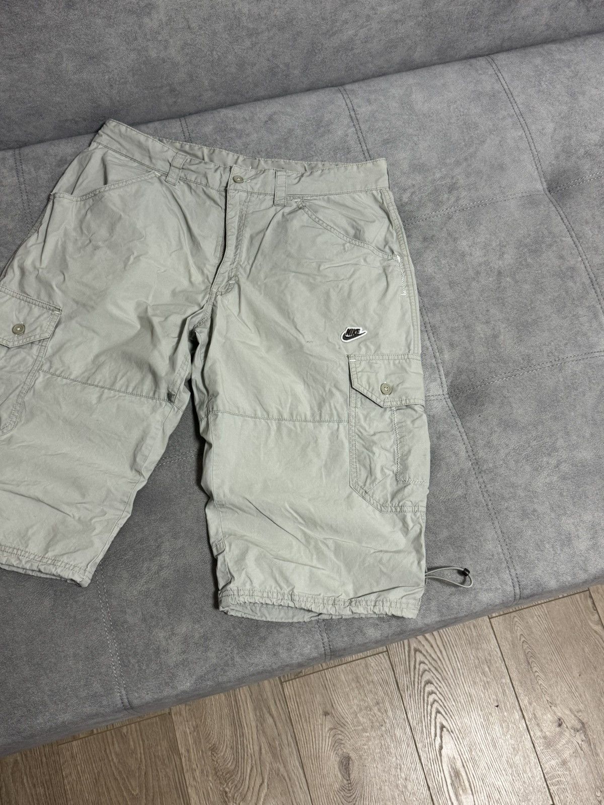 Nike Vintage Nike cargo Y2K shorts size M baggy military style Size US 32 / EU 48 - 5 Thumbnail