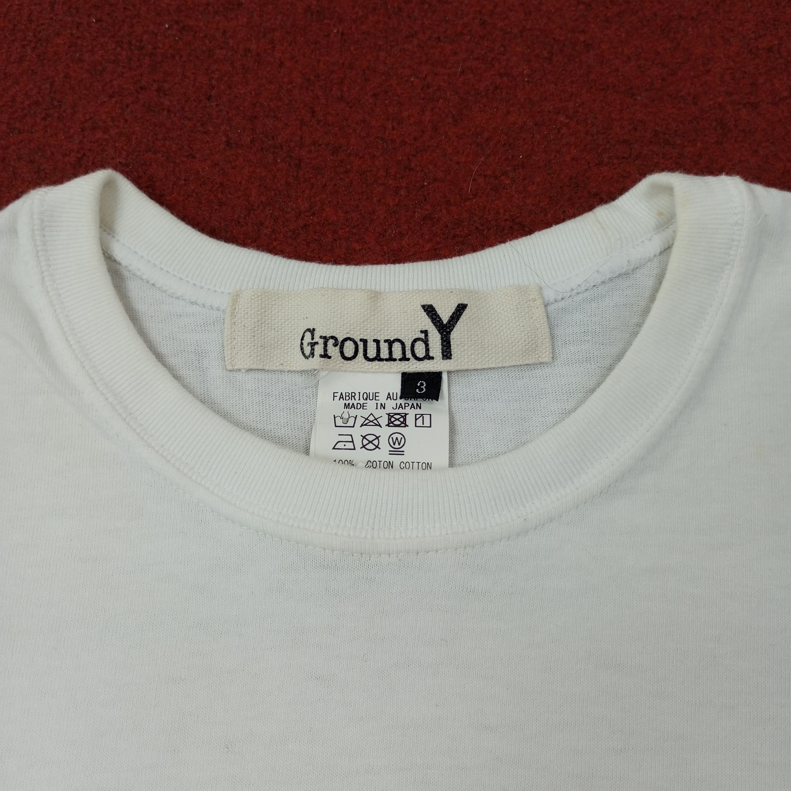 Yohji Yamamoto Ground Y x Torder Japanese Designer Brand Tshirt c239n68 Size US L / EU 52-54 / 3 - 5 Thumbnail