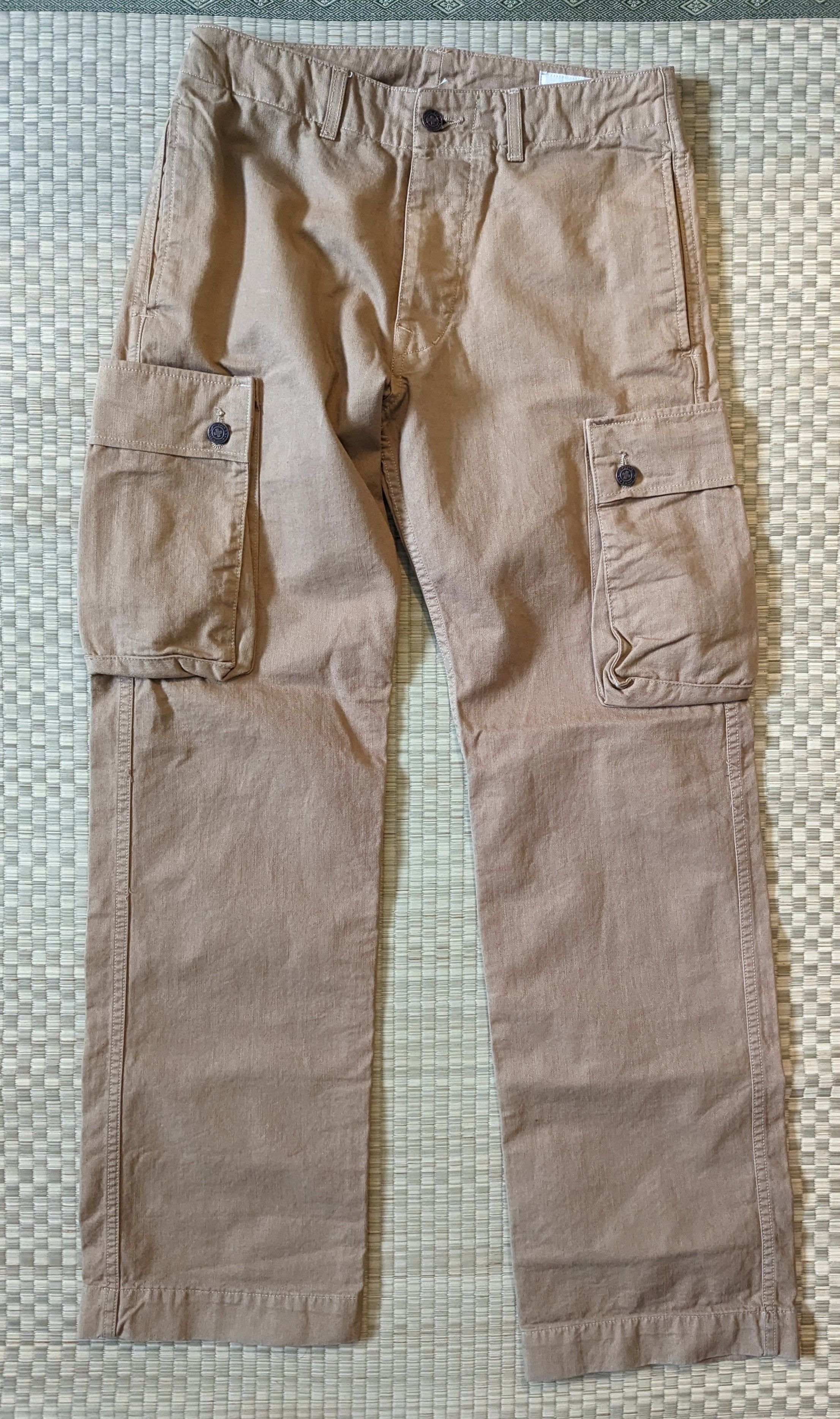image of Imogene Willie Imogene + Willie Cloth Cargo Pants Made In Usa in Brown, Men's (Size 30)