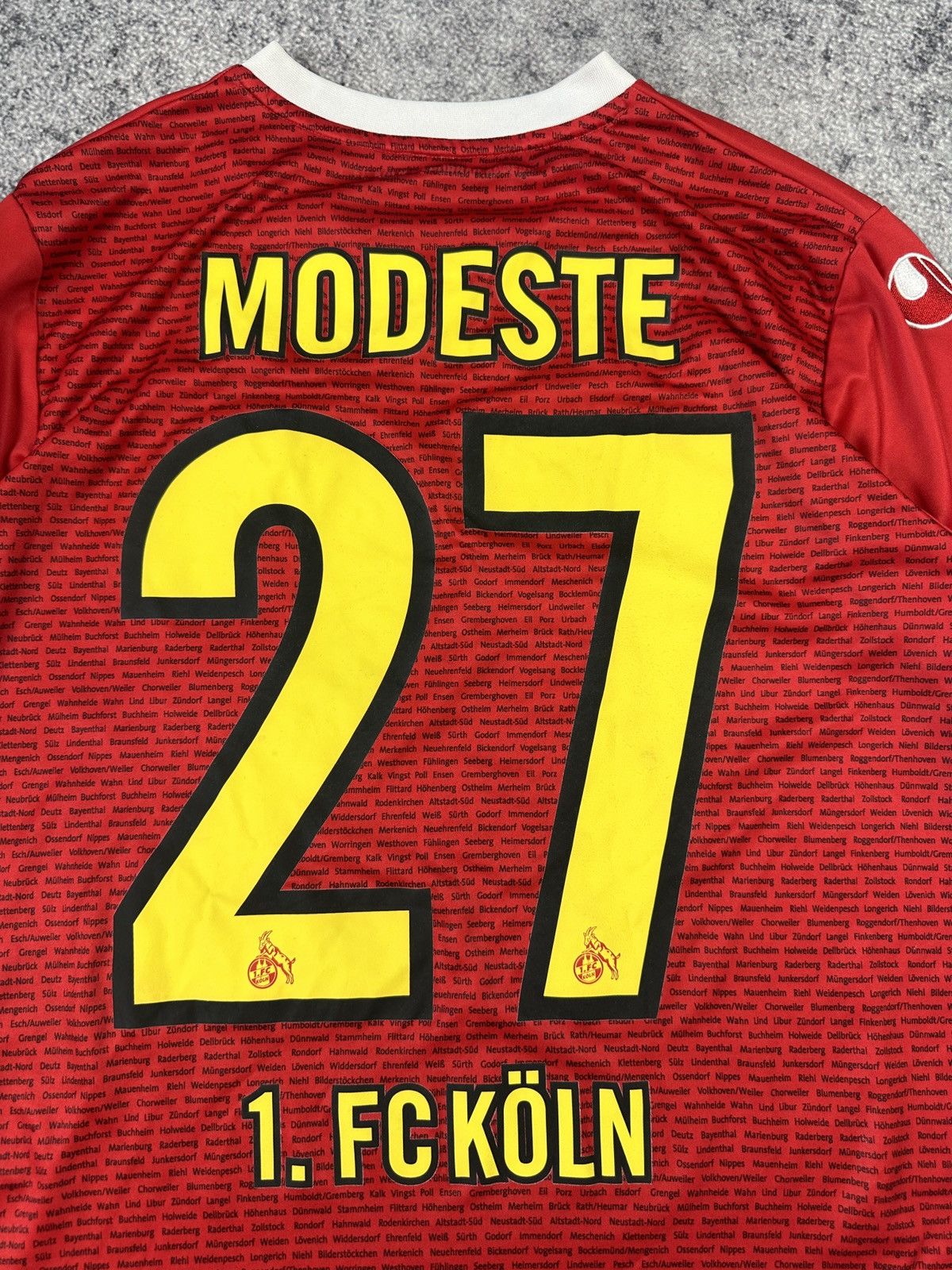 Other Uhlsport 1.FC Koln 27 Modeste Rare Soccer Jersey Streetwear Size US M / EU 48-50 / 2 - 7 Thumbnail