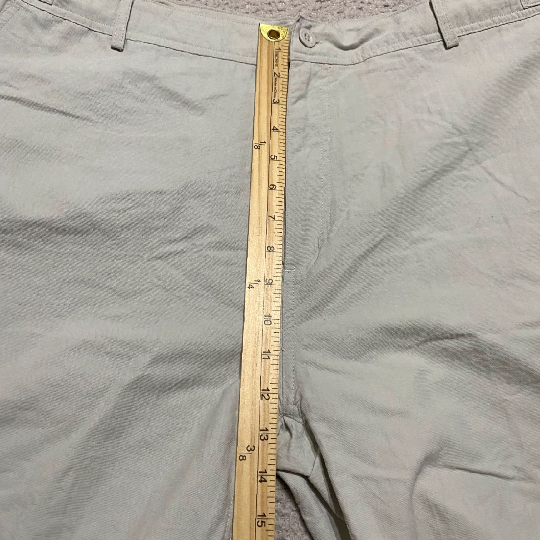 Vintage Riders Rail Riders Mens XL Pants Beige Relaxed Straight Chino Nylon Outdoor Casual Travel Pockets Logo Button Size US 36 / EU 52 - 7 Thumbnail