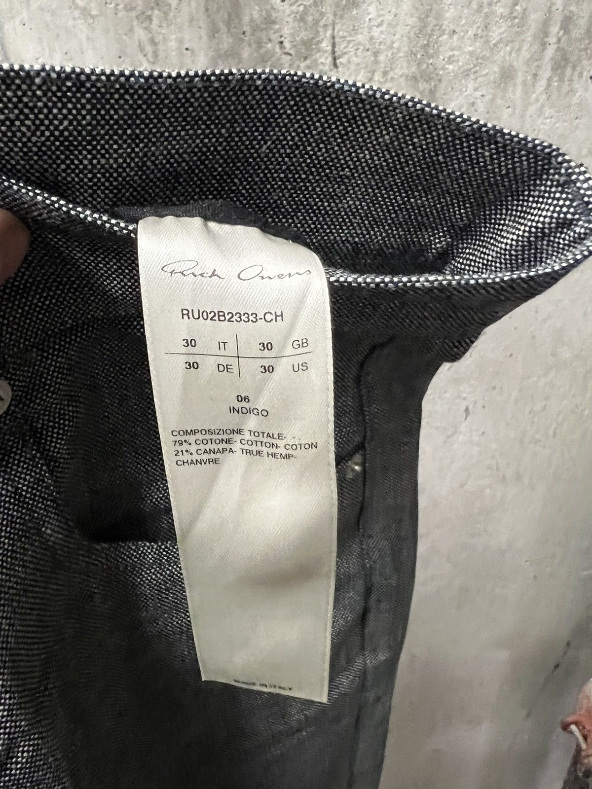 Rick Owens Rick Owens Baggy Geth Denim Size US 30 / EU 46 - 3 Thumbnail