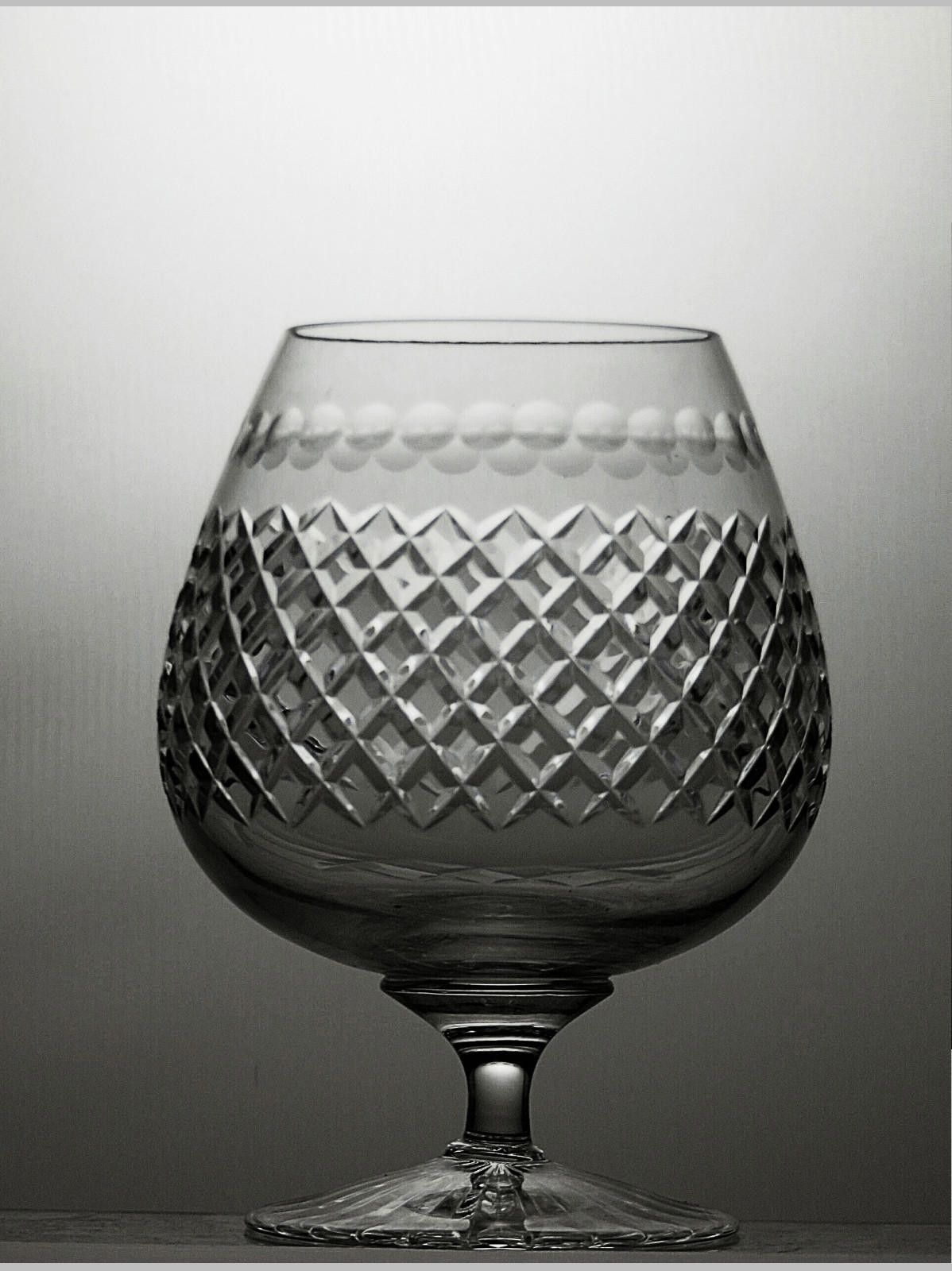 Starter Stuart Crystal Hardwicke Cut Glass Brandy Glass 5 3/4" Size ONE SIZE - 1 Thumbnail