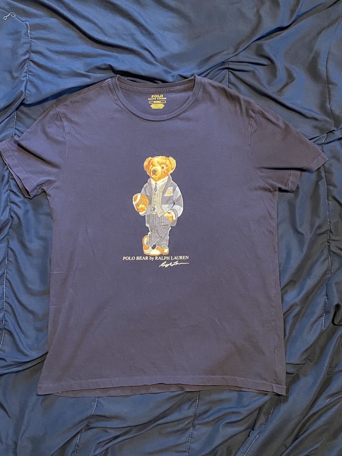 Polo Ralph Lauren Polo Bear by Ralph Lauren Tee Navy Blue Size US M / EU 48-50 / 2 - 1 Thumbnail