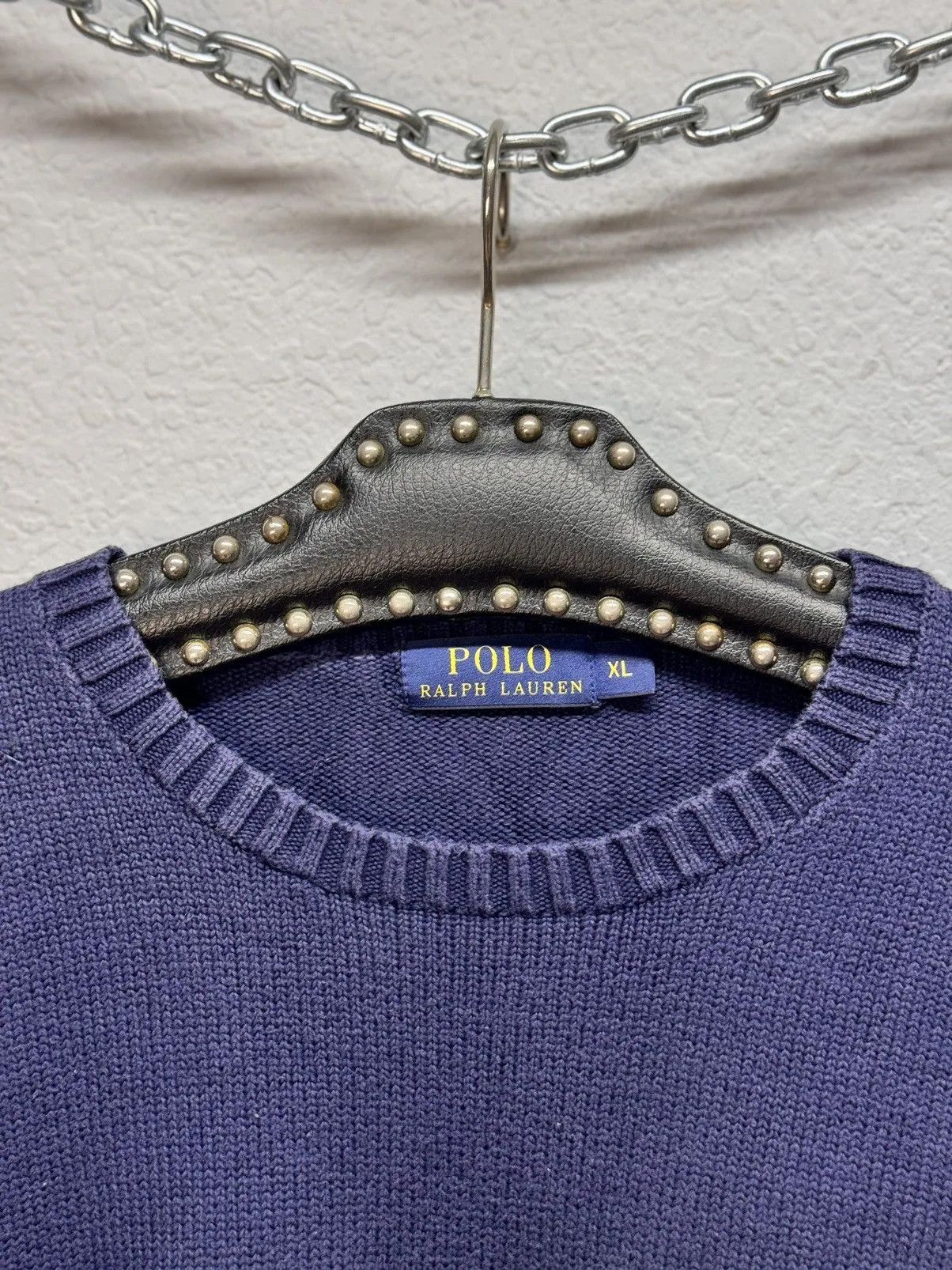Polo Ralph Lauren × Ralph Lauren Polo Ralph Lauren Knitted Usa Sweater Y2K Japanese Style Size US XL / EU 56 / 4 - 8 Thumbnail