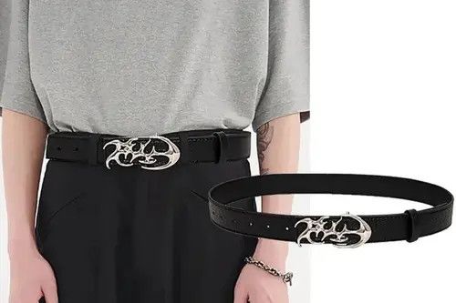 VIBE Special Shaped Buckle Pu Leather Size ONE SIZE - 5 Thumbnail