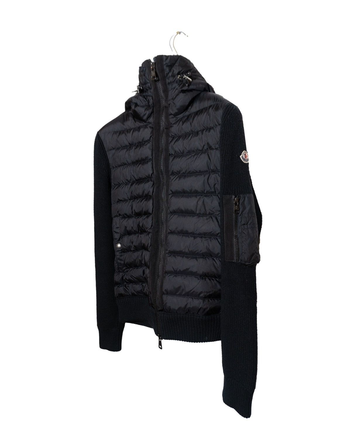 Moncler Moncler Padded Wool Hoodie Size US M / EU 48-50 / 2 - 3 Thumbnail