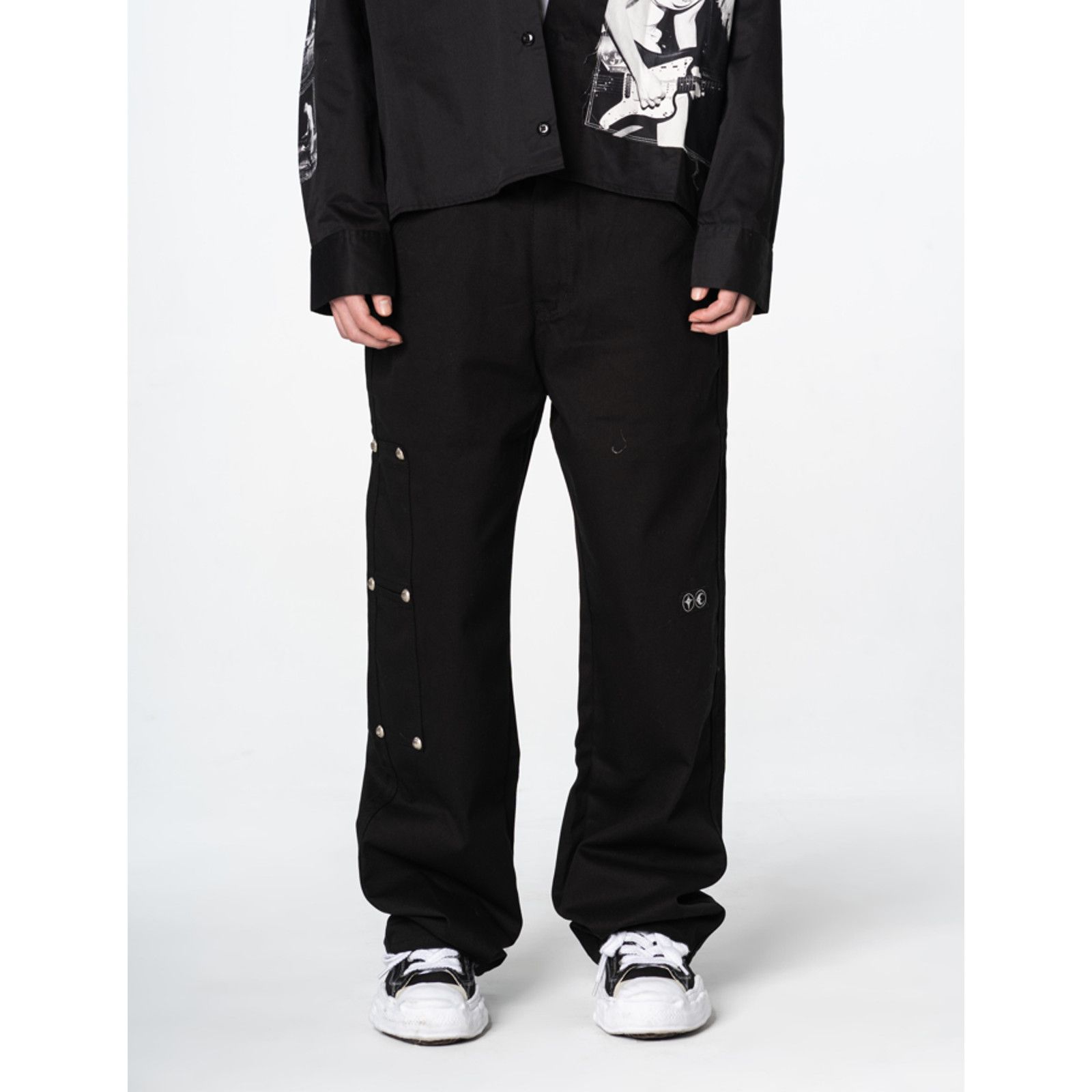 image of Designer Thug Pants in Black, Men's (Size 30)