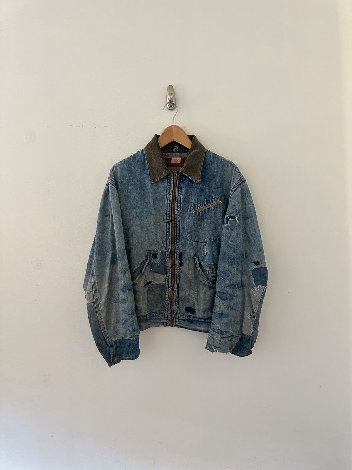 Vintage 1940s Sears Denim Jacket Size US L / EU 52-54 / 3 - 2 Thumbnail