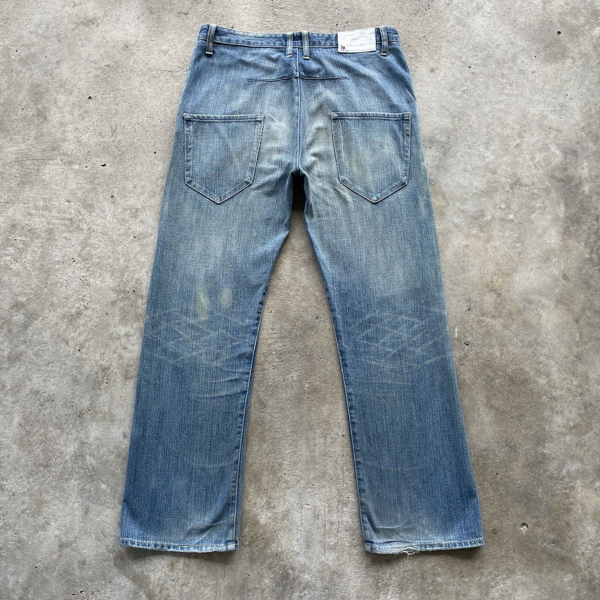Japanese Brand Vintage Coney Japan Flare Rusty Denim Distressed Jeans Pants Size US 34 / EU 50 - 11 Thumbnail