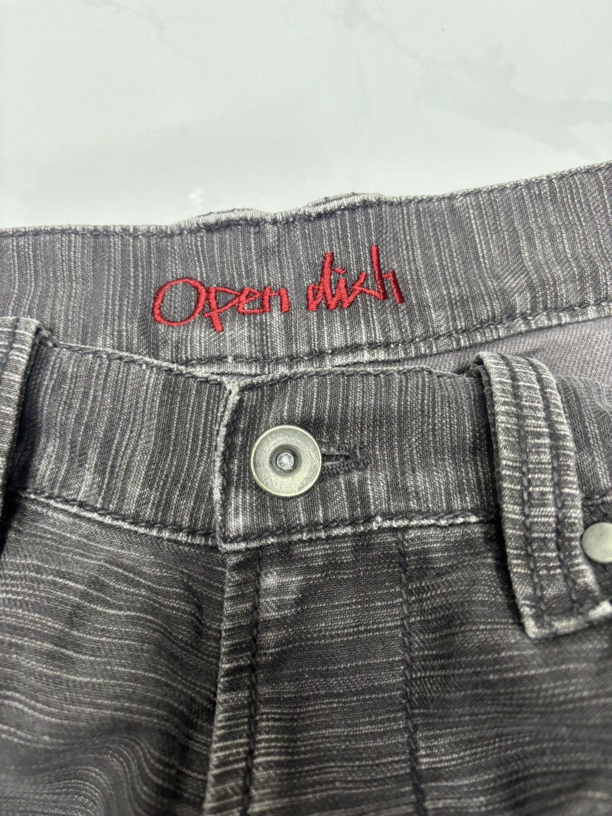 Issey Miyake × Yohji Yamamoto VINTAGE BAGGY JEANS JNCO JUNYA WATANABE LGB STYLE OPEN DICH Size US 33 - 9 Thumbnail