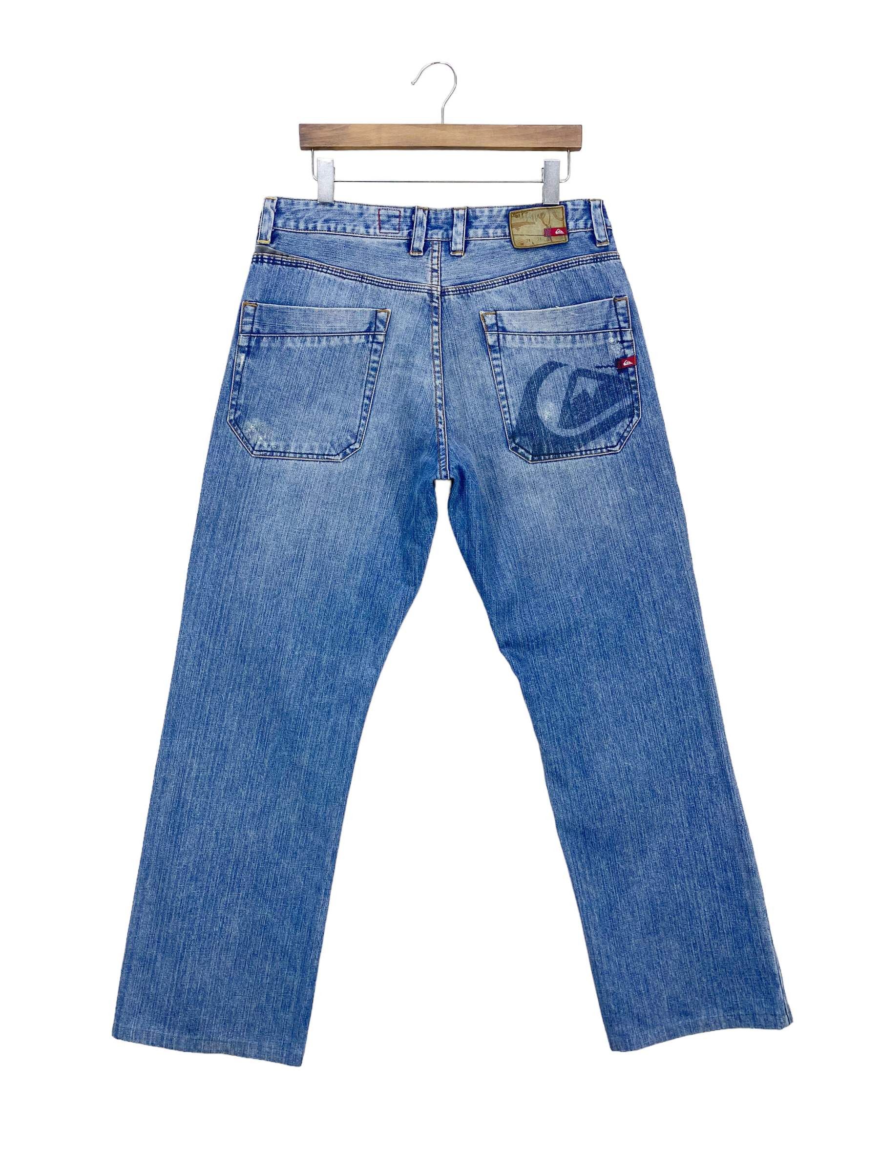 image of Quiksilver Baggy Denim Jeans in Blue, Men's (Size 35)