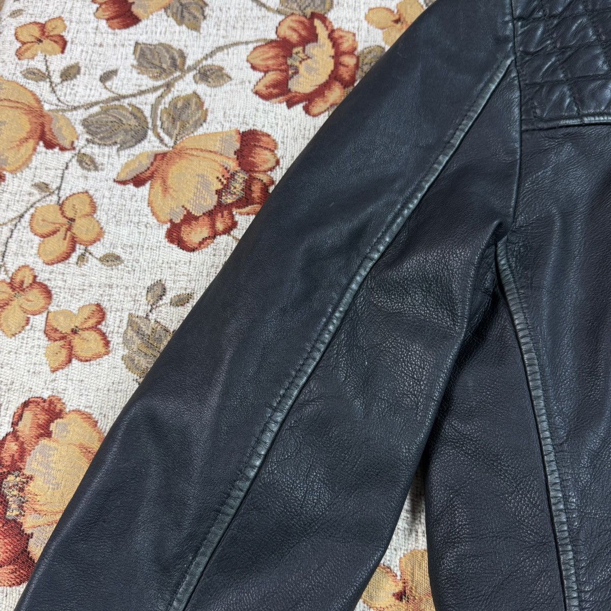 Allsaints × Yves Saint Laurent All Saints Lamb Leather Cargo Biker Jacket Avant Garde Japan Size US XS / EU 42 / 0 - 13 Thumbnail