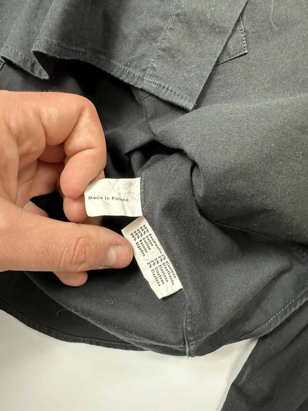 Karl Lagerfeld Karl Lagerfeld Black Formal Shirt Size US M / EU 48-50 / 2 - 10 Thumbnail