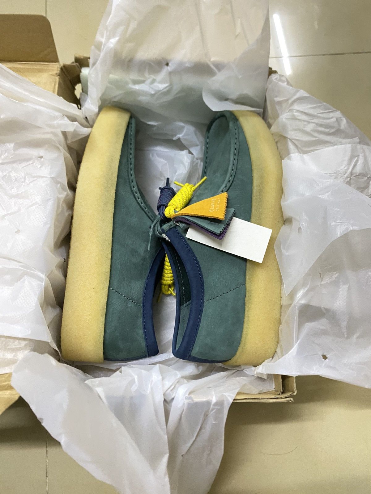 Clarks Clarks Wallabee Cup Teal Size US 10 / EU 43 - 6 Thumbnail