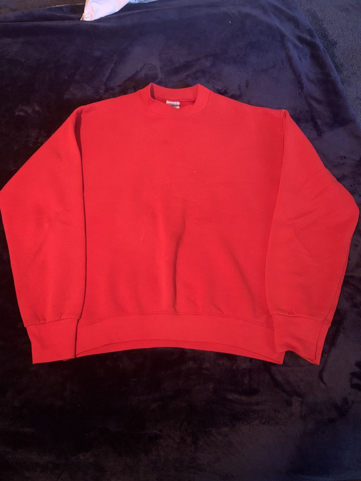 Fruit Of The Loom Red Sweater Casual Streetwear Fashion Y2K Indie Opium 00 Size US S / EU 44-46 / 1 - 3 Thumbnail