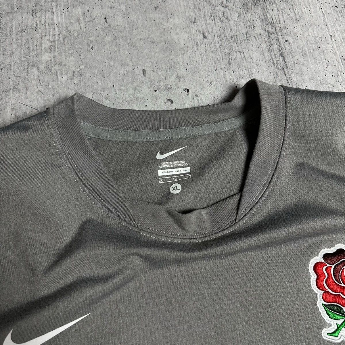 Nike × Vintage ENGLAND RUGBY TEAM JERSEY NIKE 02 Size US XL / EU 56 / 4 - 4 Thumbnail