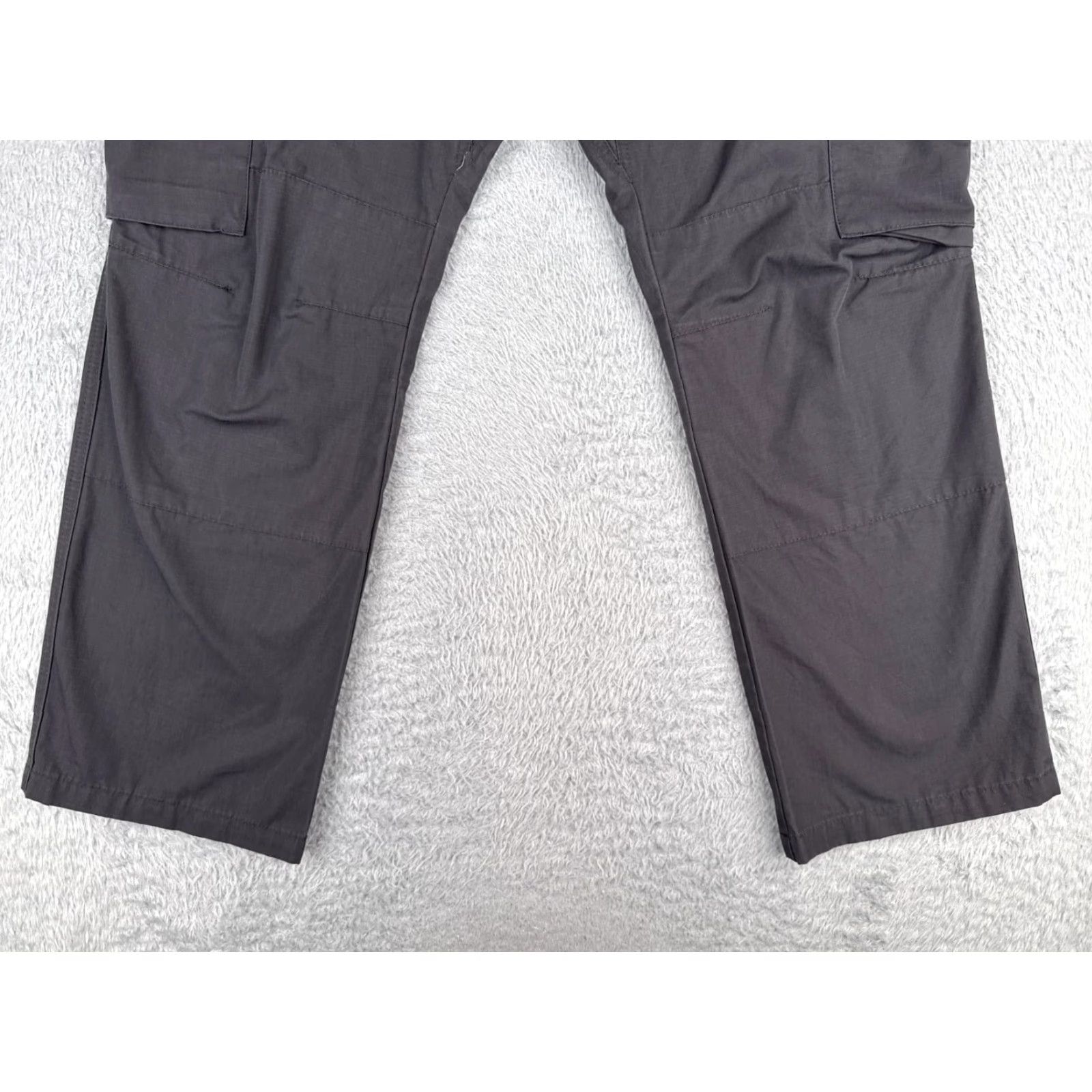 Vintage LAPG Pants Cargo Women 12 Gray Rip-Stop Straight Leg EMT LEO 34x29 Casual Workwear Size 34" / US 12 / IT 48 - 2 Thumbnail