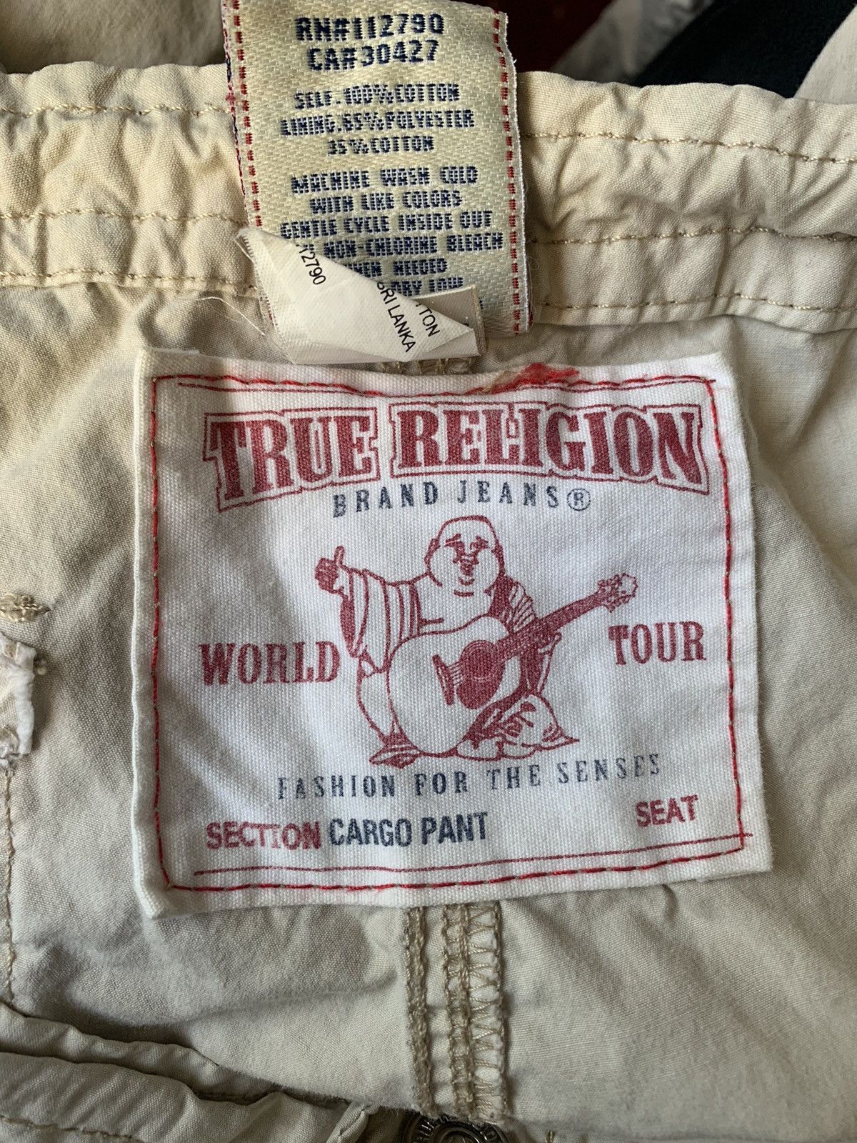 True Religion True Religion beige vintage Cargo pants Size US 32 / EU 48 - 6 Thumbnail