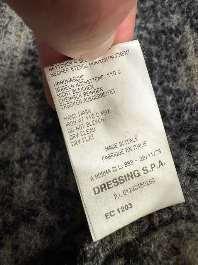 Roberto Cavalli 2000s Roberto Cavalli Long Mohair Zip-up Leopard Effect Jacket Size S / US 4 / IT 40 - 11 Thumbnail